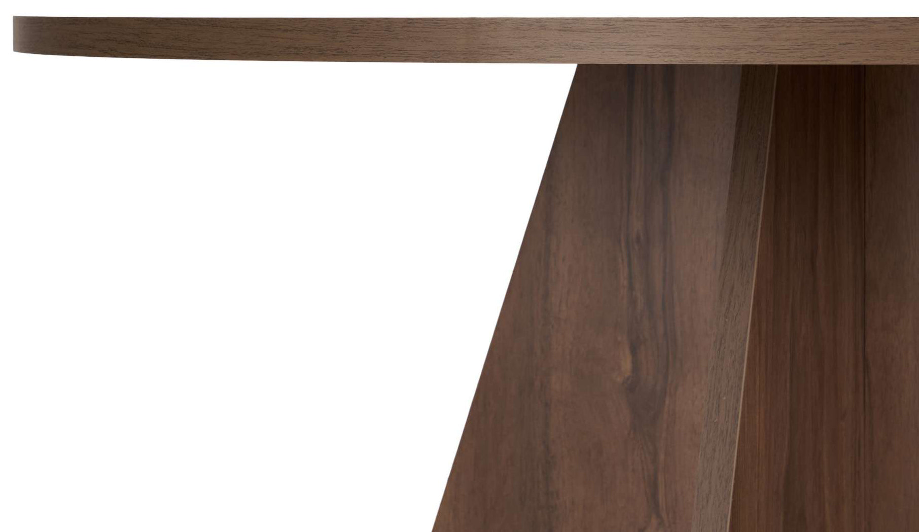 Stół okrągły do jadalni Decussio 120 cm orzech