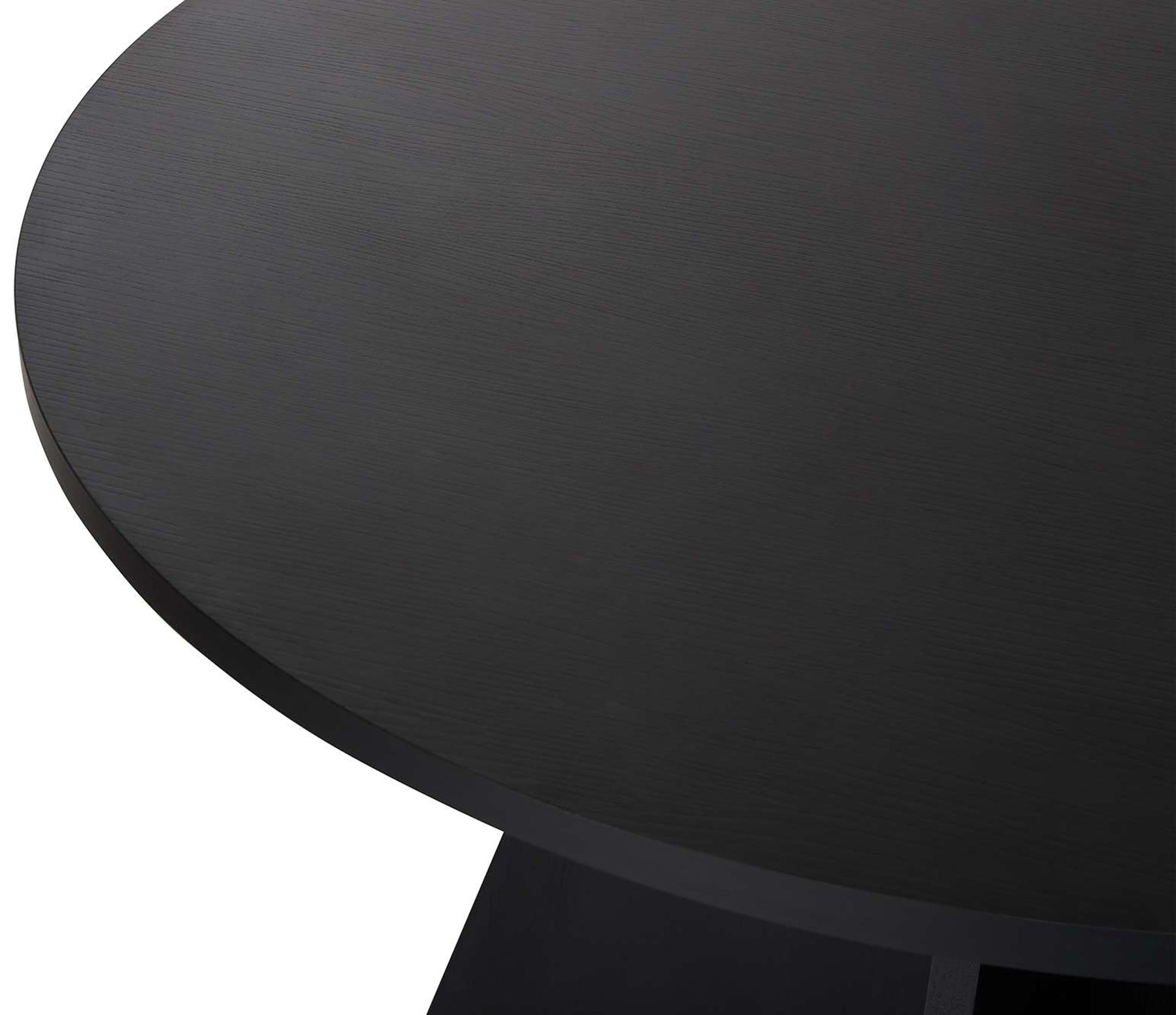 Stół okrągły do jadalni Decussio 120 cm dąb czarny