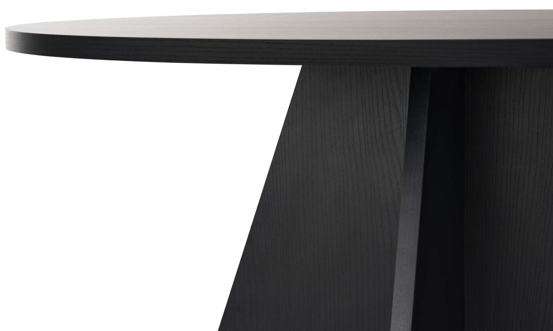 Stół okrągły do jadalni Decussio 120 cm dąb czarny