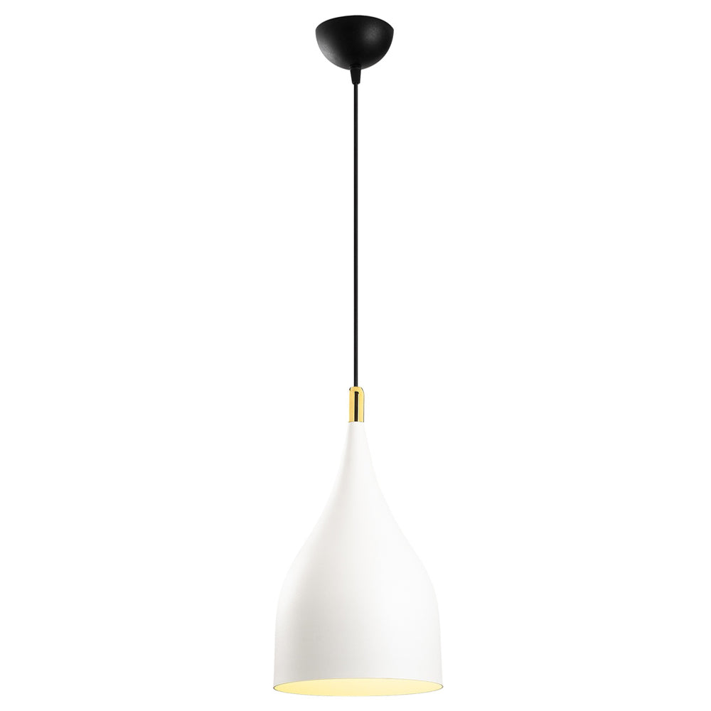 Lampa sufitowa Ardulace średnica 25 cm biała