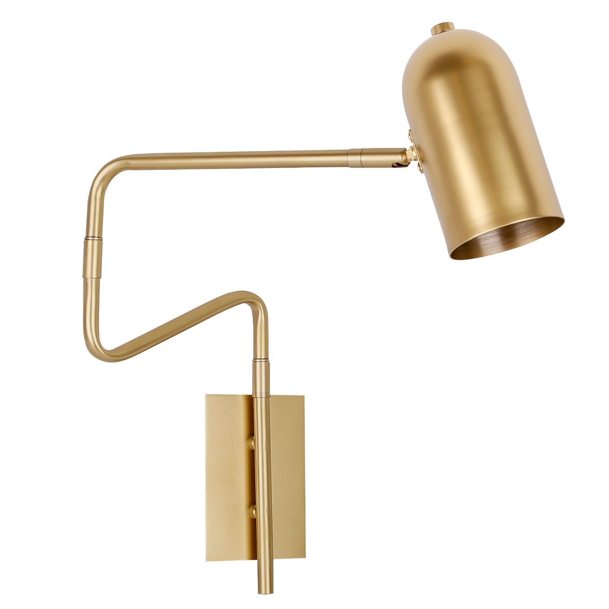 Lampa ścienna Korpela złota