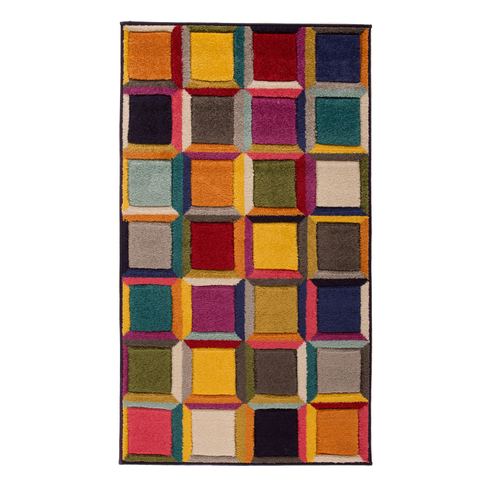 Dywan nowoczesny Waltz wielokolorowy Prostokątny/120x170