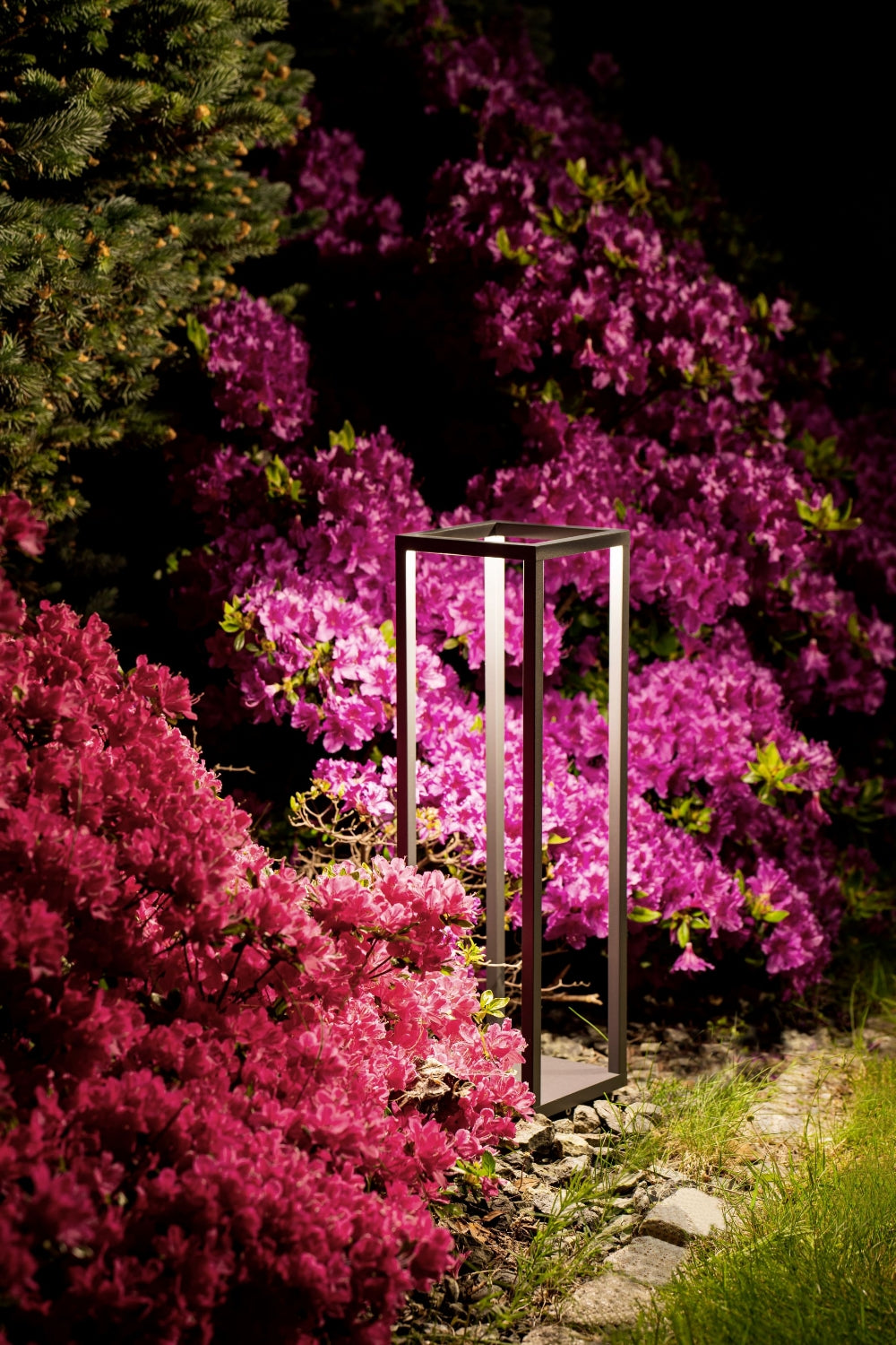 Lampa ogrodowa Symmetry LED czarna 50 cm
