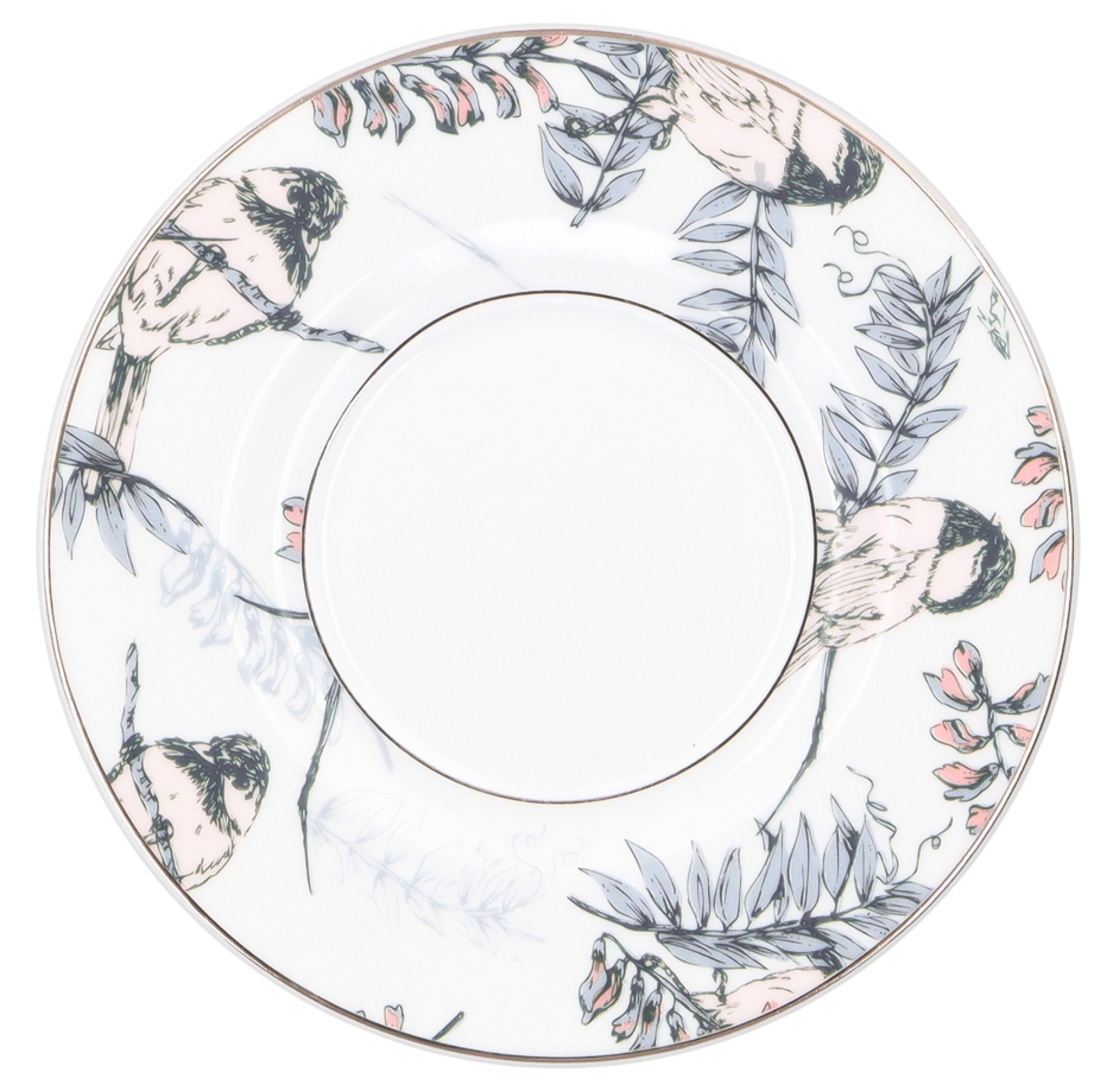 Zestaw filiżanek dla 4 os. porcelanowy Jenny 250 ml wielokolorowy