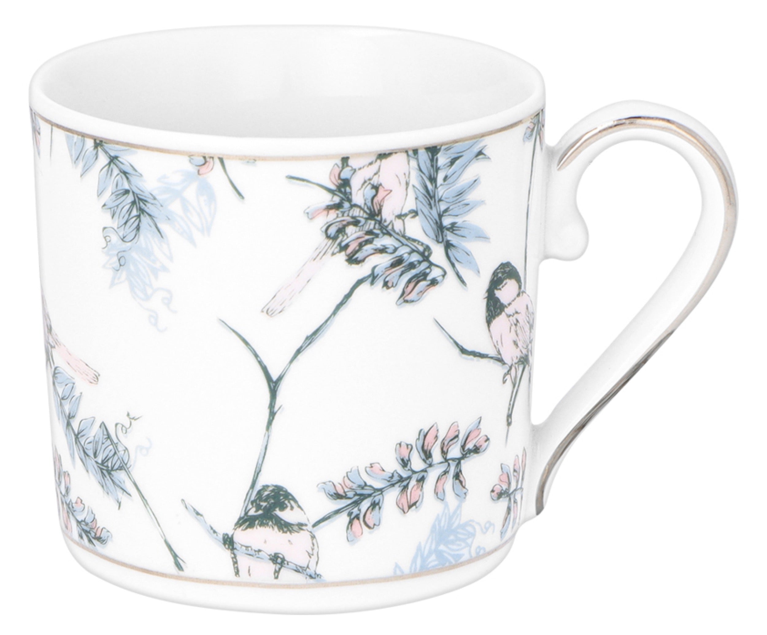 Zestaw filiżanek dla 4 os. porcelanowy Jenny 100 ml wielokolorowy