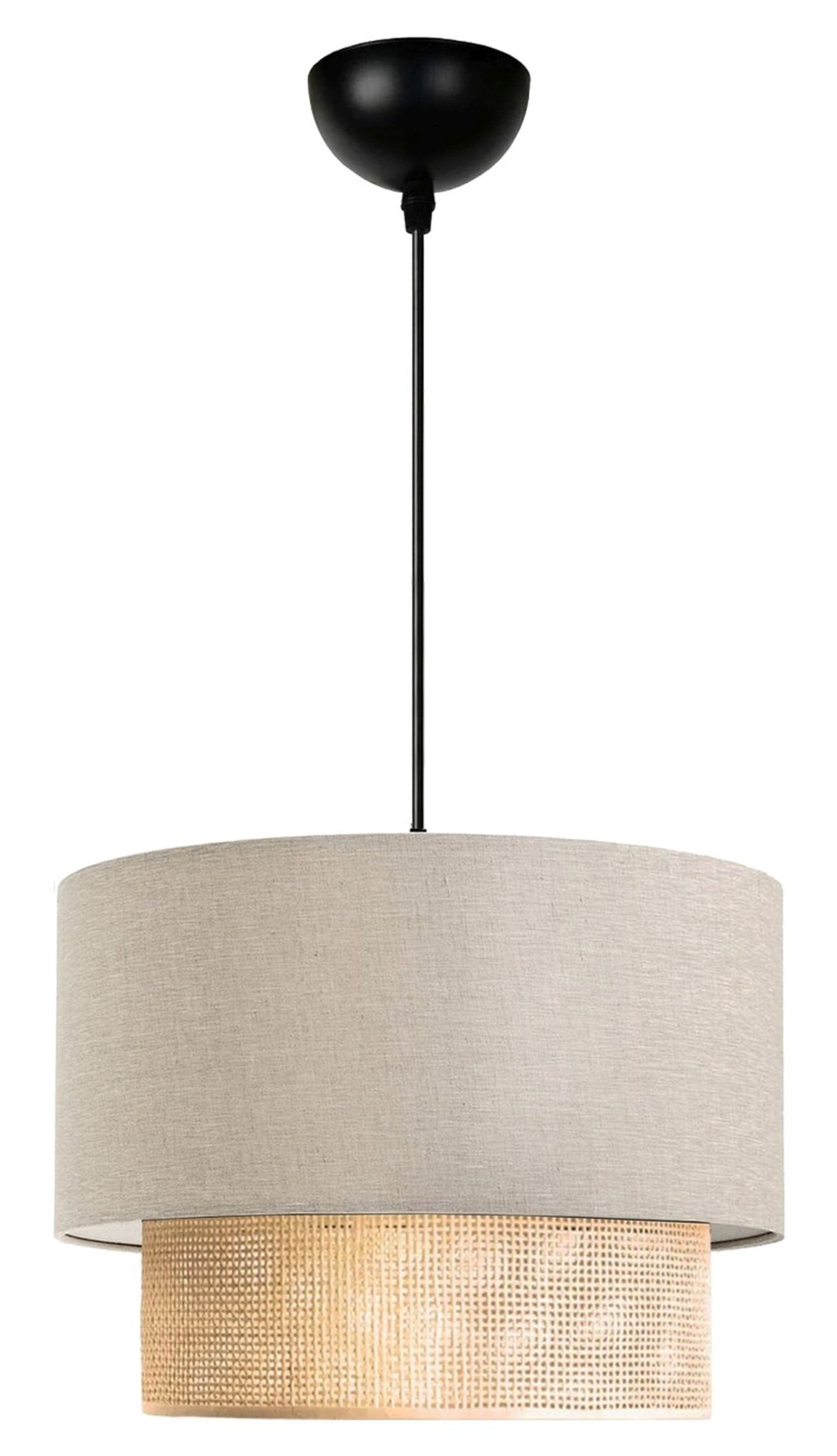 Lampa wisząca Fiestvier średnica 30 cm kremowa