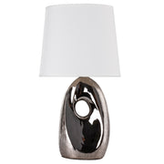 Lampa stołowa Hesseng srebrna