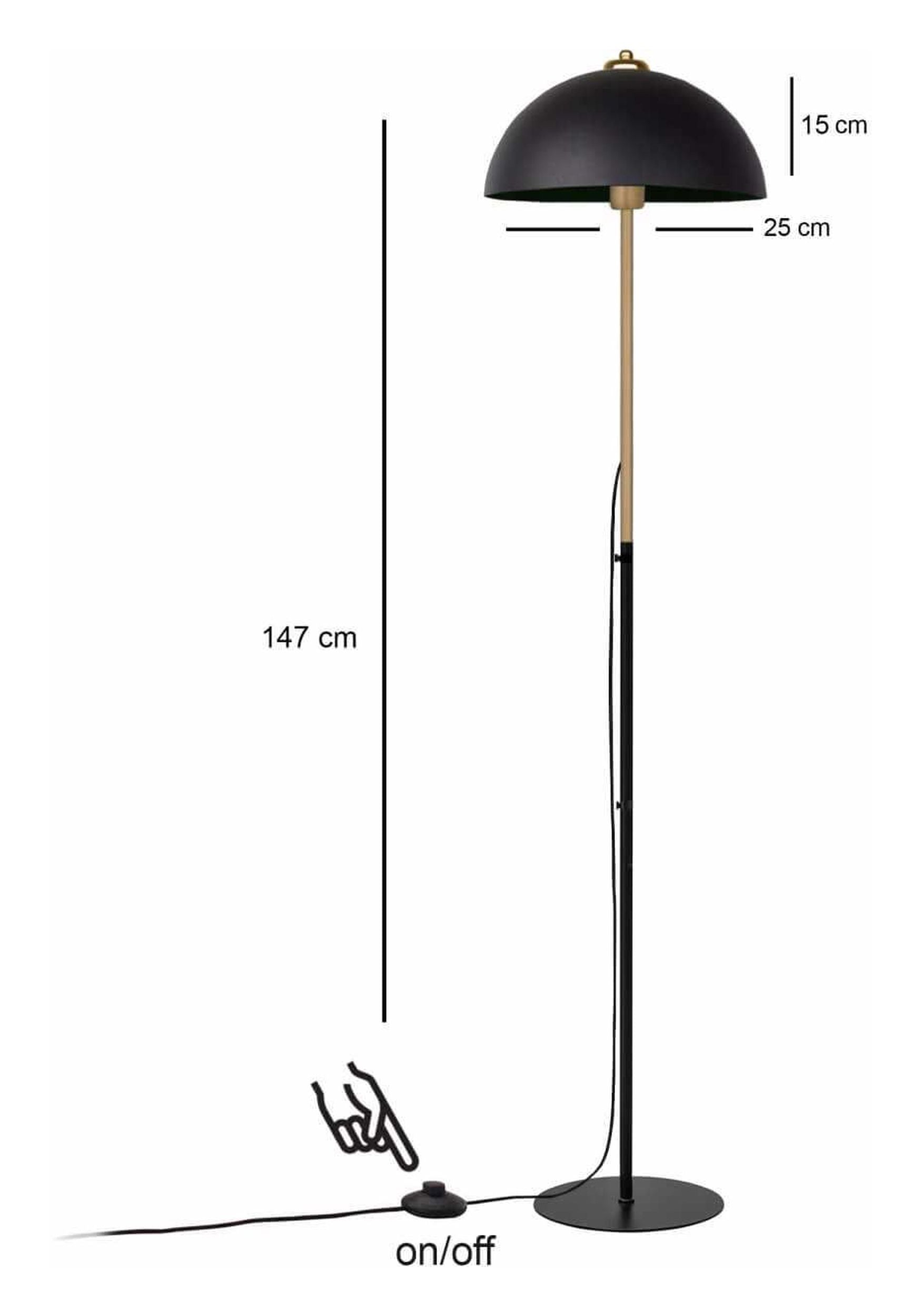 Lampa podłogowa Orb czarna