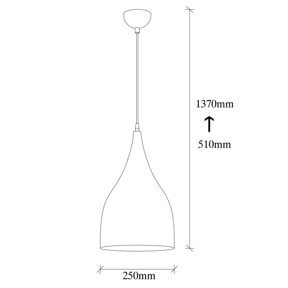 Lampa sufitowa Ardulace średnica 25 cm biała