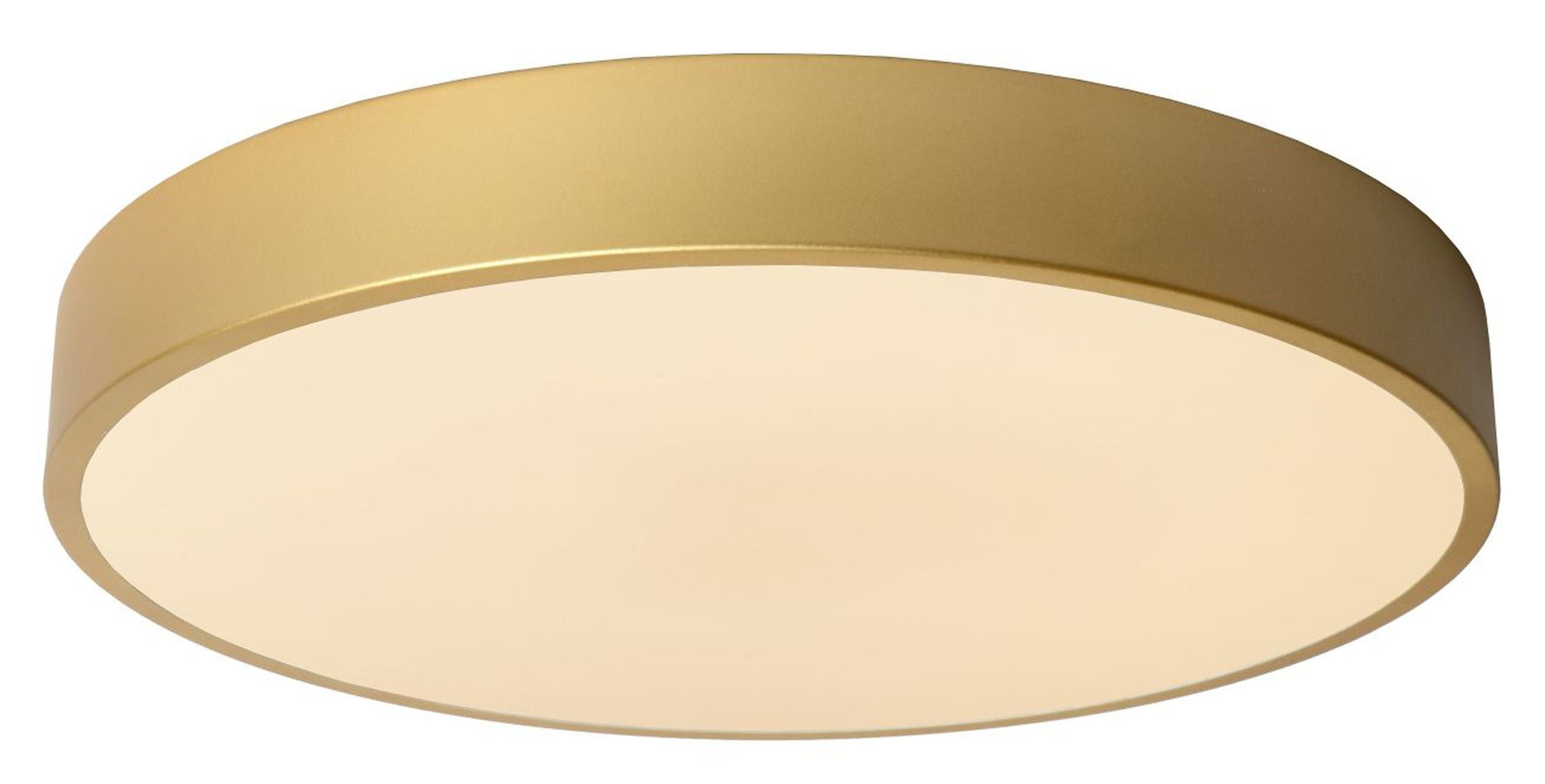 Plafon Unar LED 40 cm biało-złoty