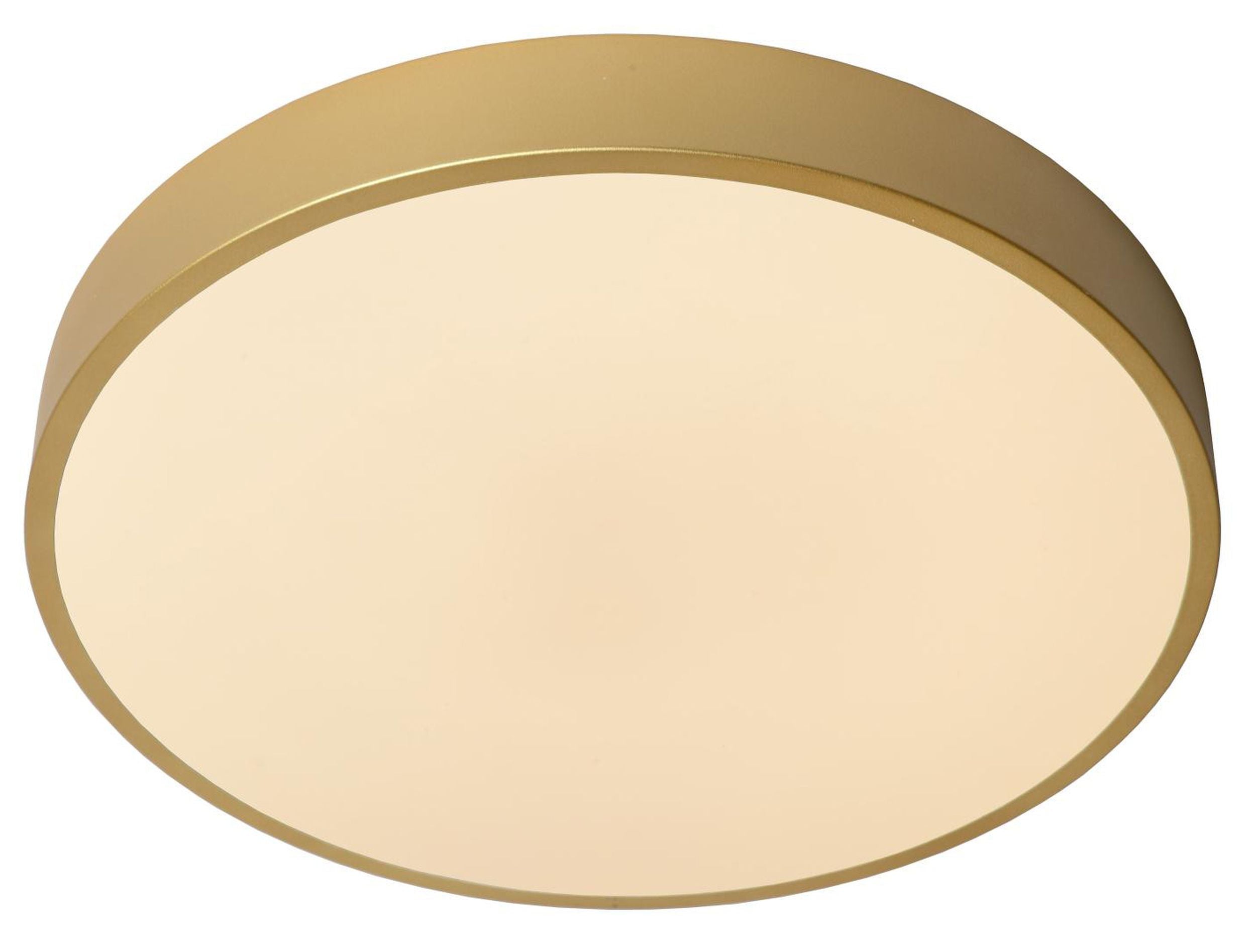 Plafon Unar LED 40 cm biało-złoty