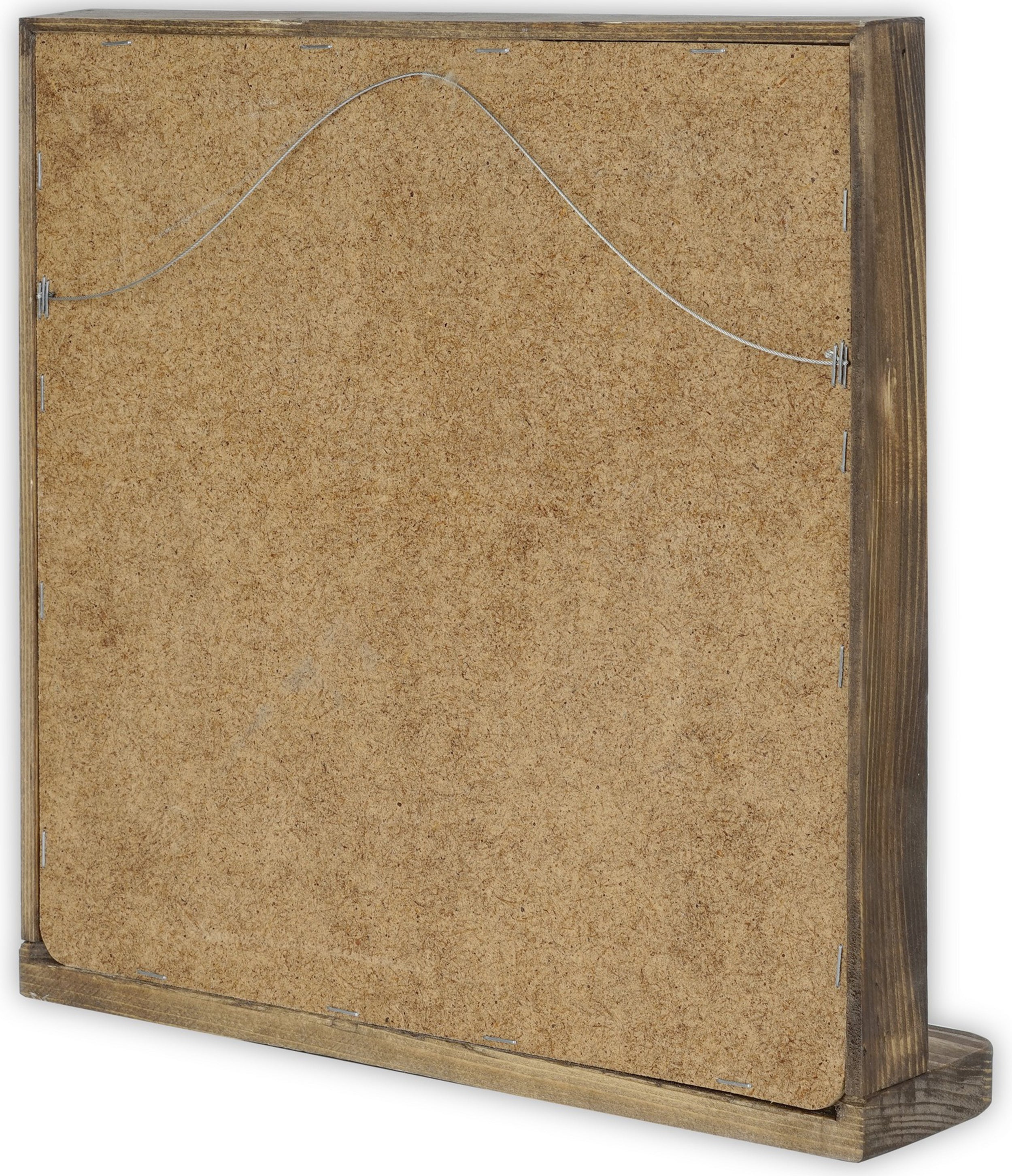 Lustro ścienne Vokelve 33x32,5 cm niebieski wzór