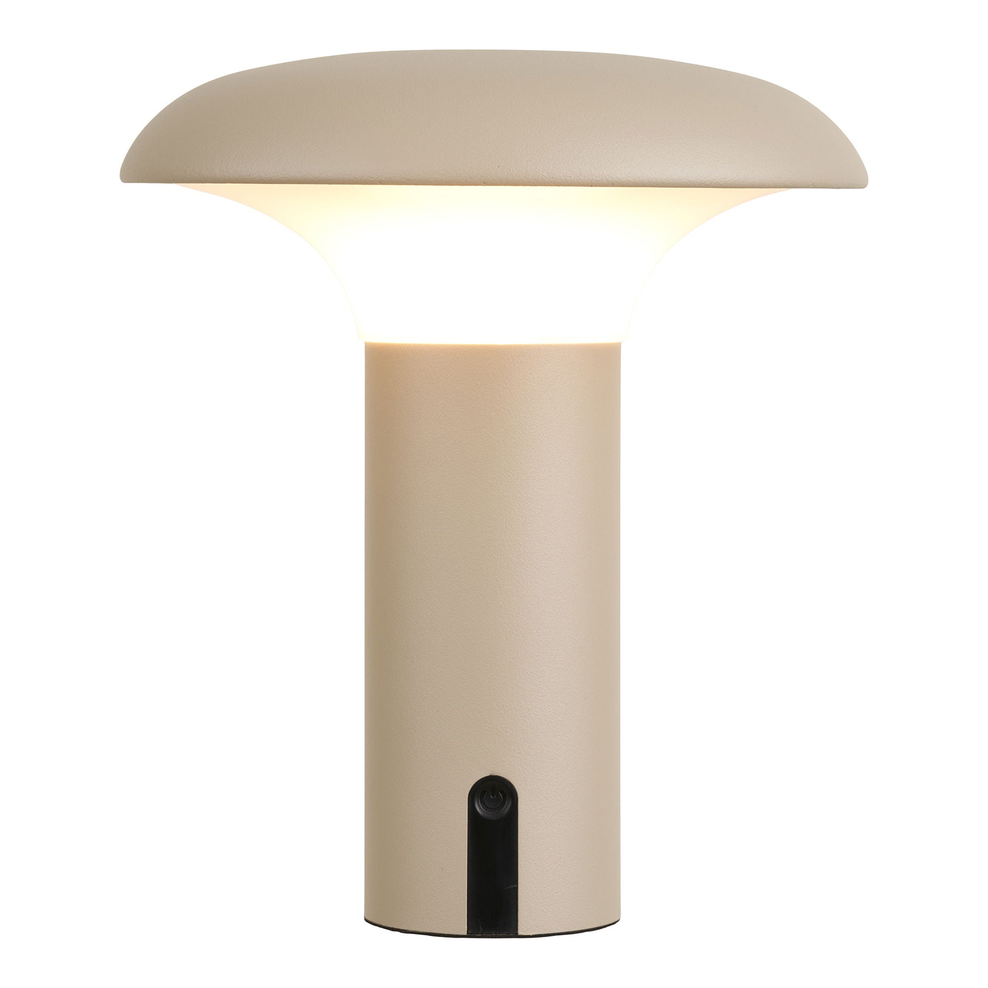 Lampa stołowa Ramsey LED akumulatorowa beżowa