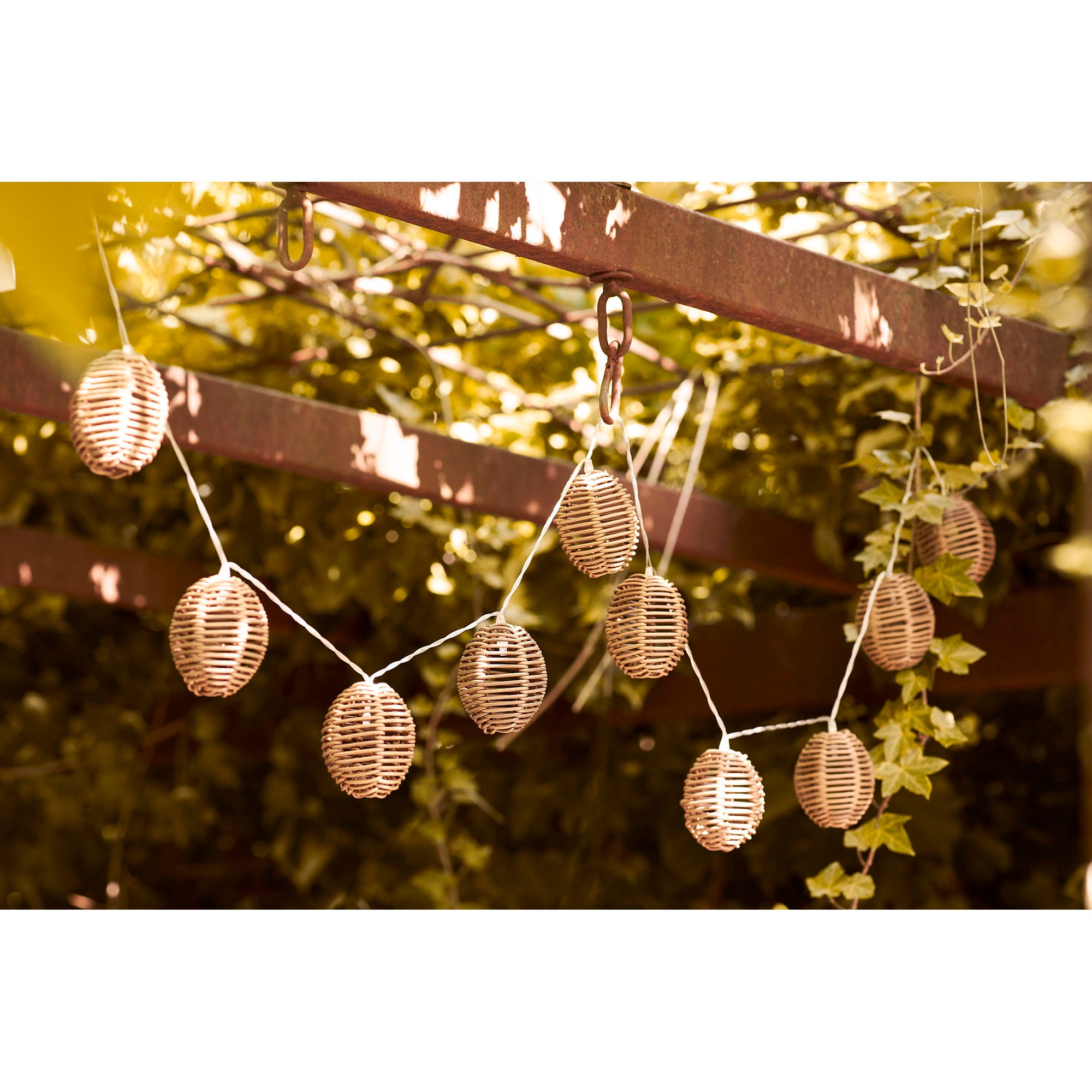 Lampki wiszące Carlisle LED brązowe