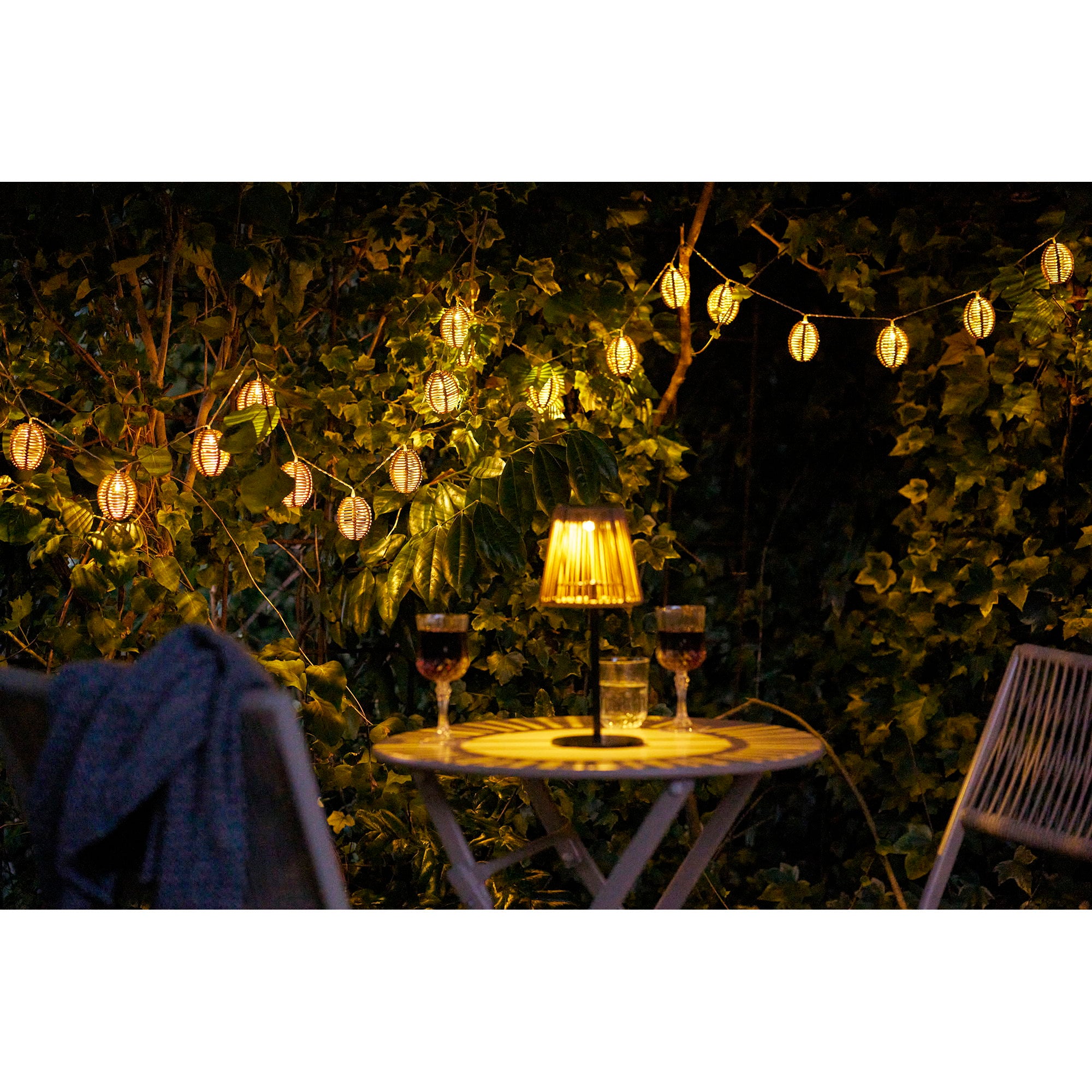 Lampki wiszące Carlisle LED brązowe