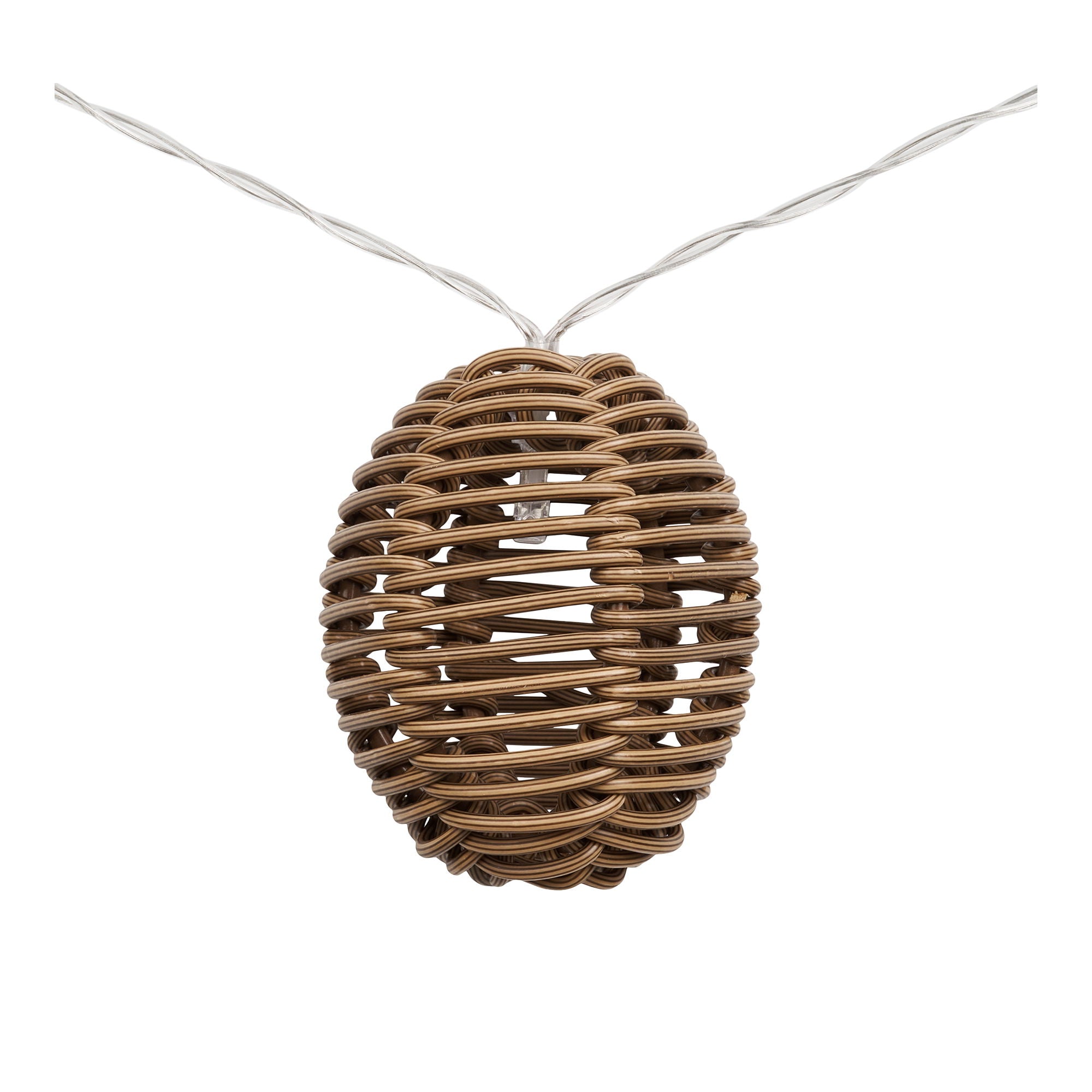 Lampki wiszące Carlisle LED brązowe