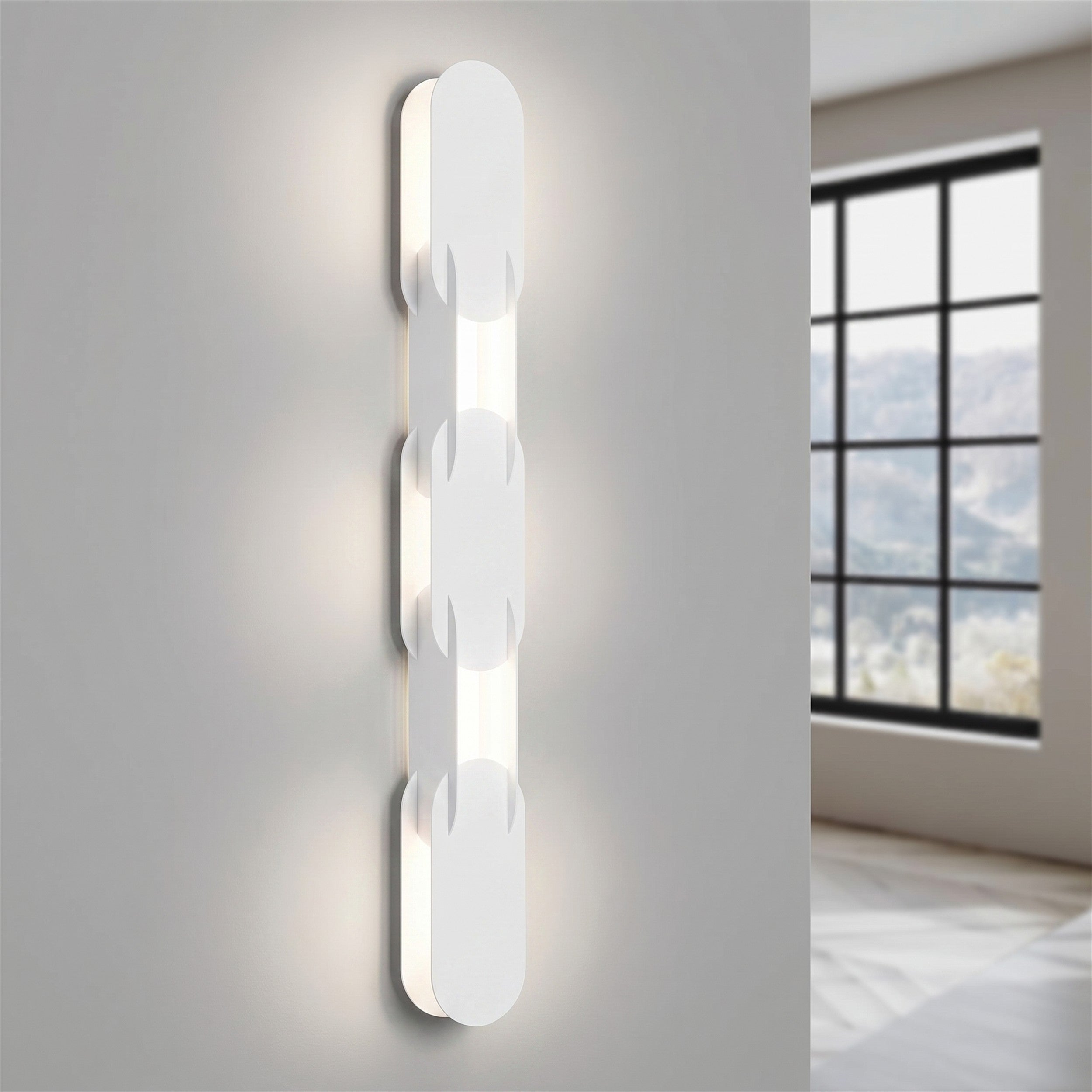 Kinkiet Chain 91 cm LED biały