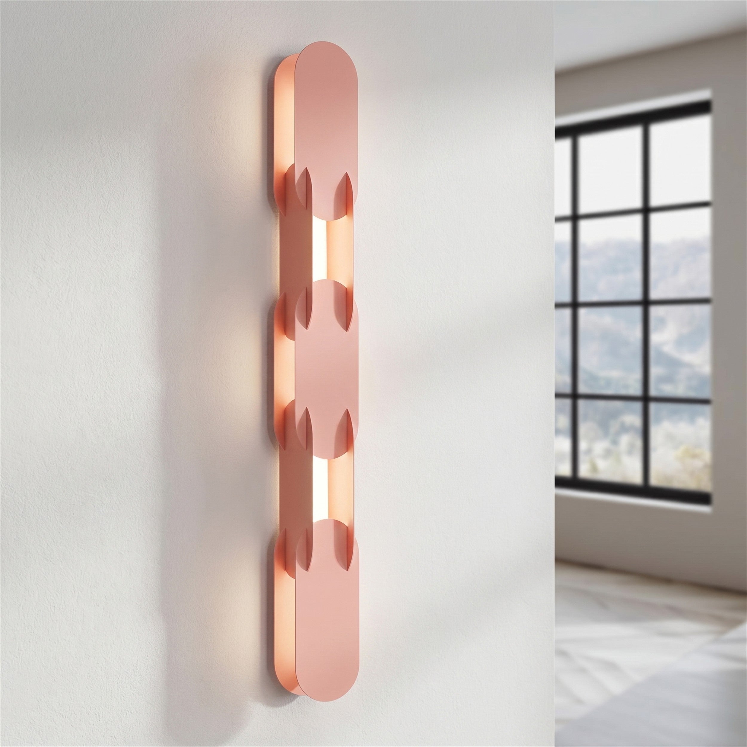 Kinkiet Chain 91 cm LED brzoskwiniowy