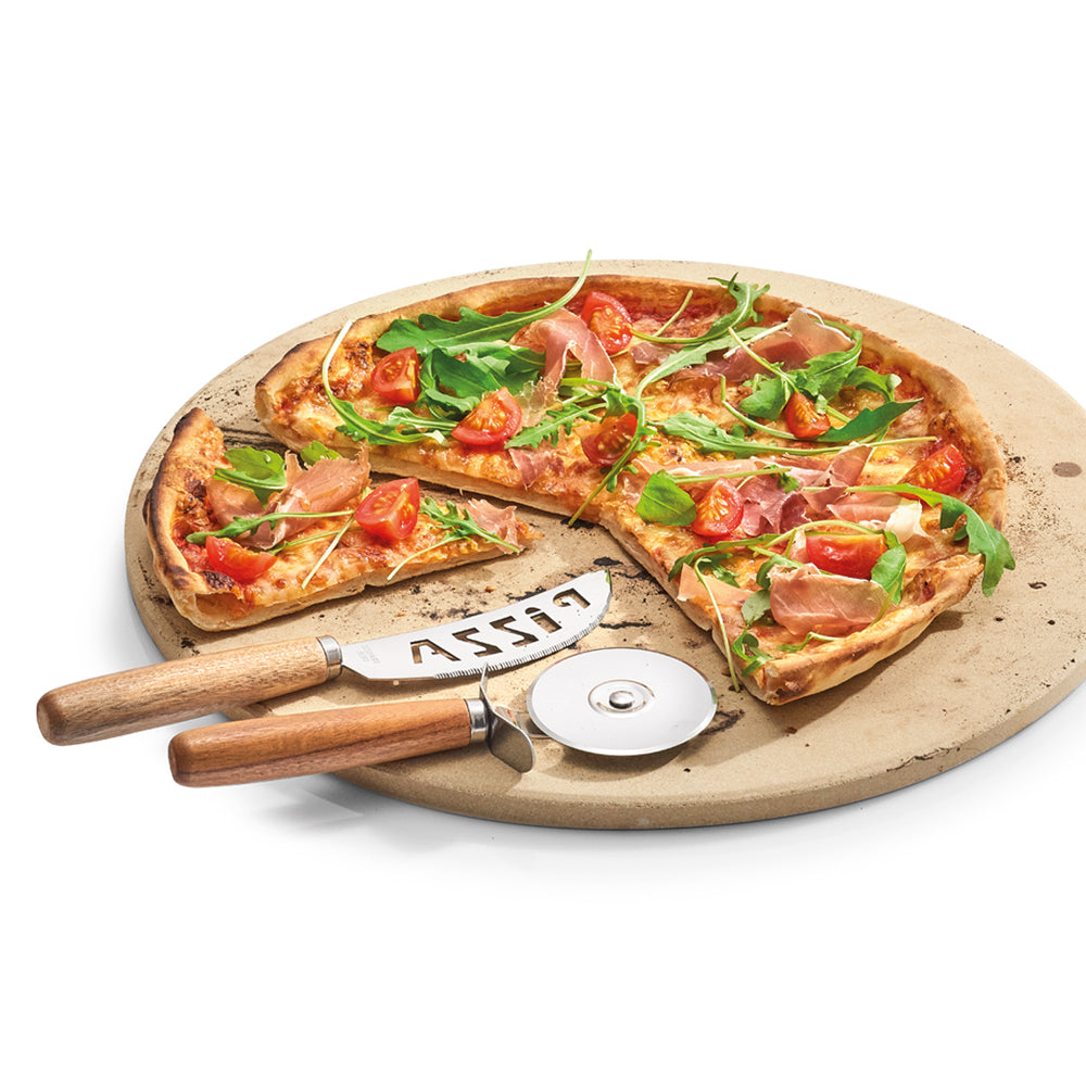 Zestaw przyrządów do pizzy Forche ze stali