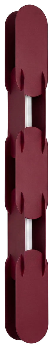 Kinkiet Chain 91 cm LED burgund