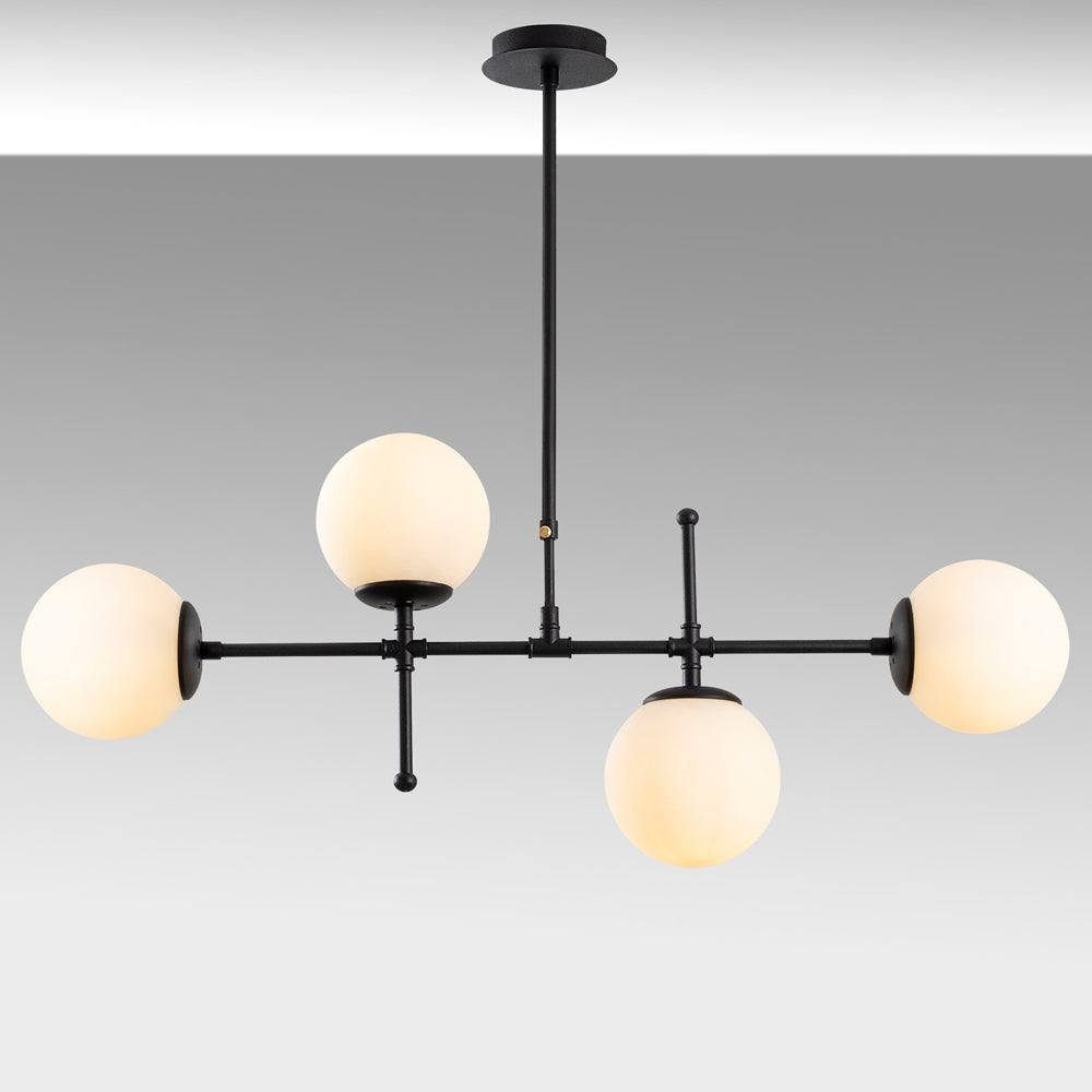Lampa wisząca Tuiren x4 czarna