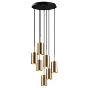 Lampa wisząca Daffnia kaskada x7