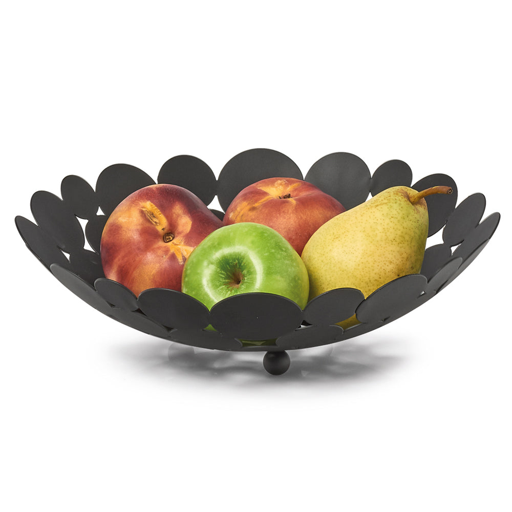 Miska na owoce Mevian średnica 29 cm czarna