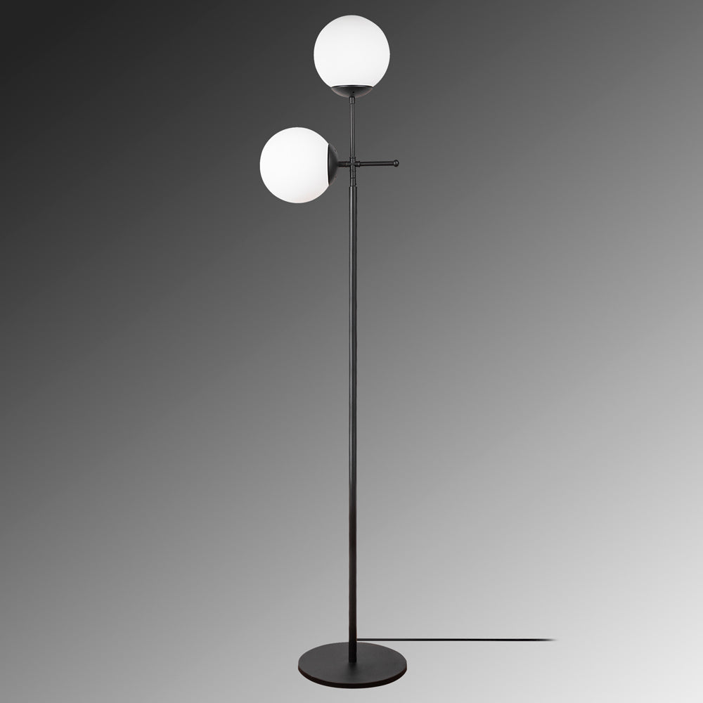 Lampa podłogowa Tuiren 174 cm czarna