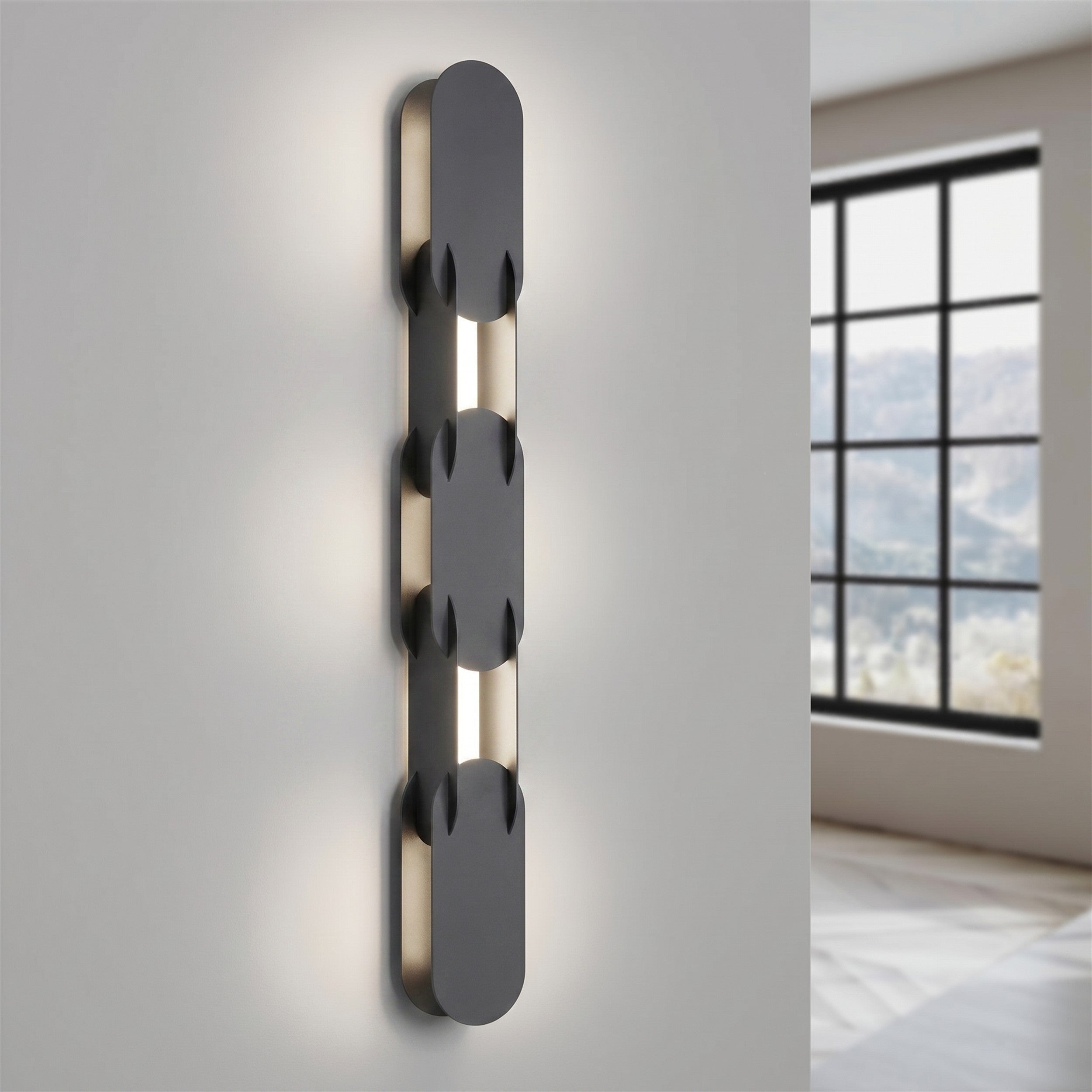 Kinkiet Chain 91 cm LED czarny