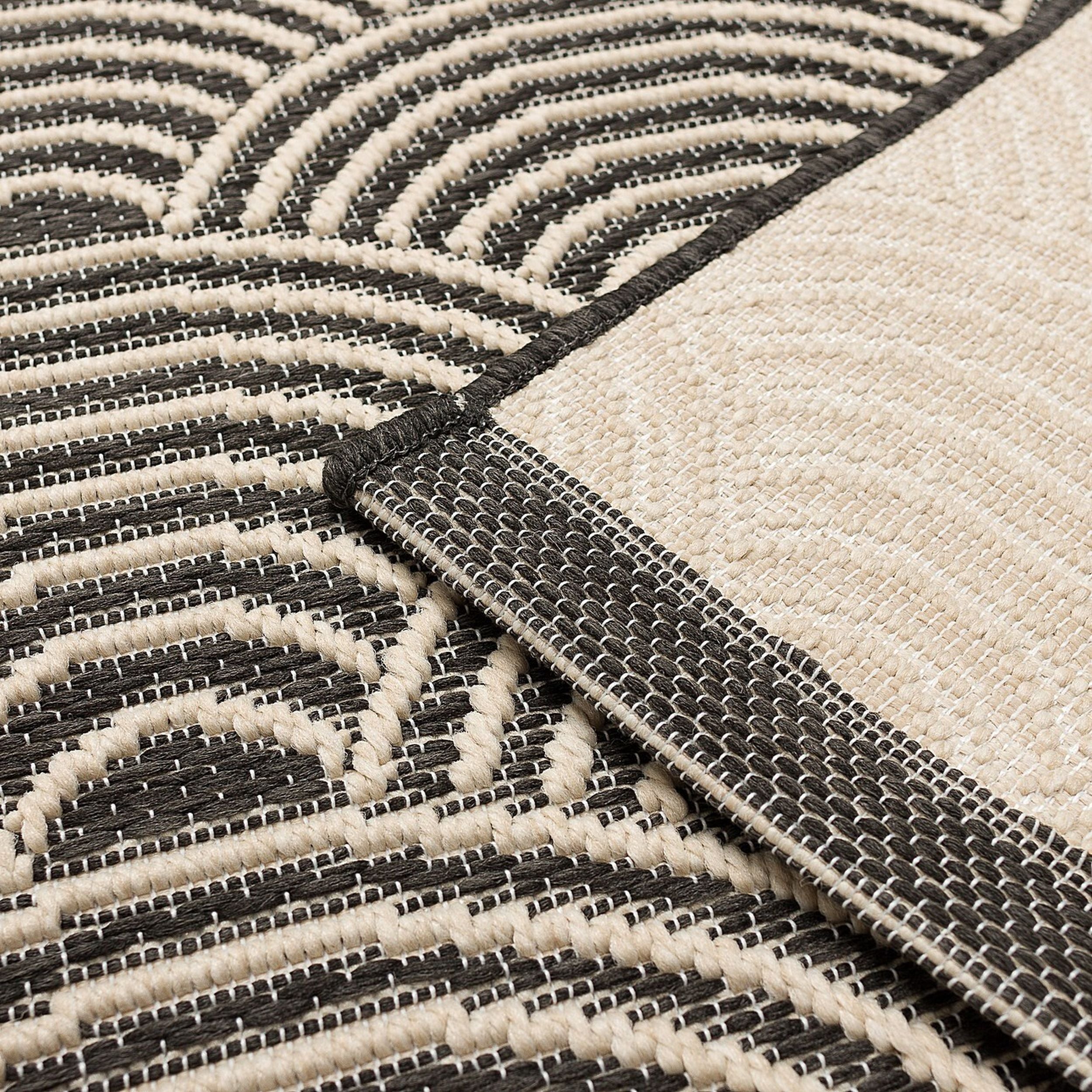 Dywan Jersey 120x170 cm beżowo-czarny