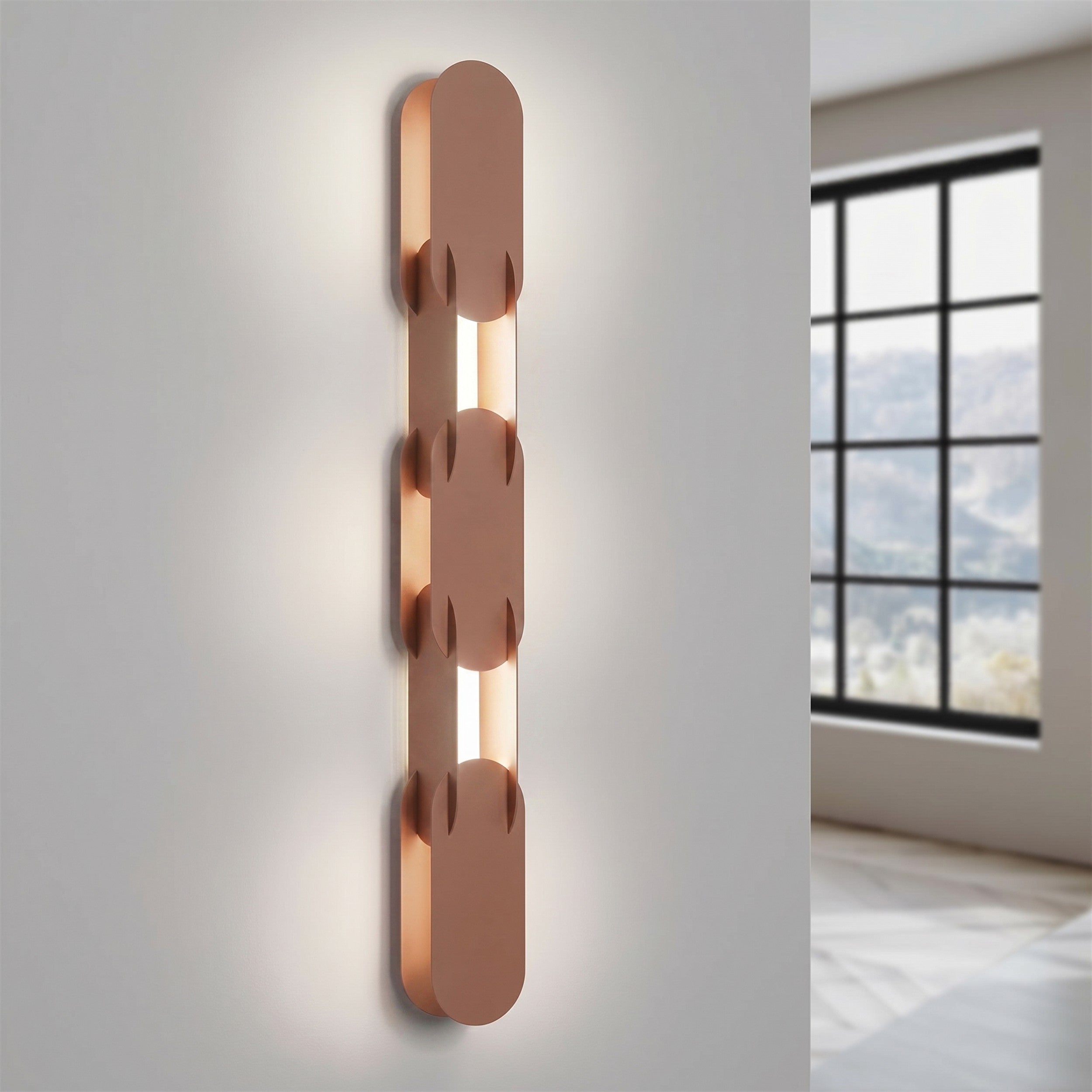 Kinkiet Chain 91 cm LED mocca