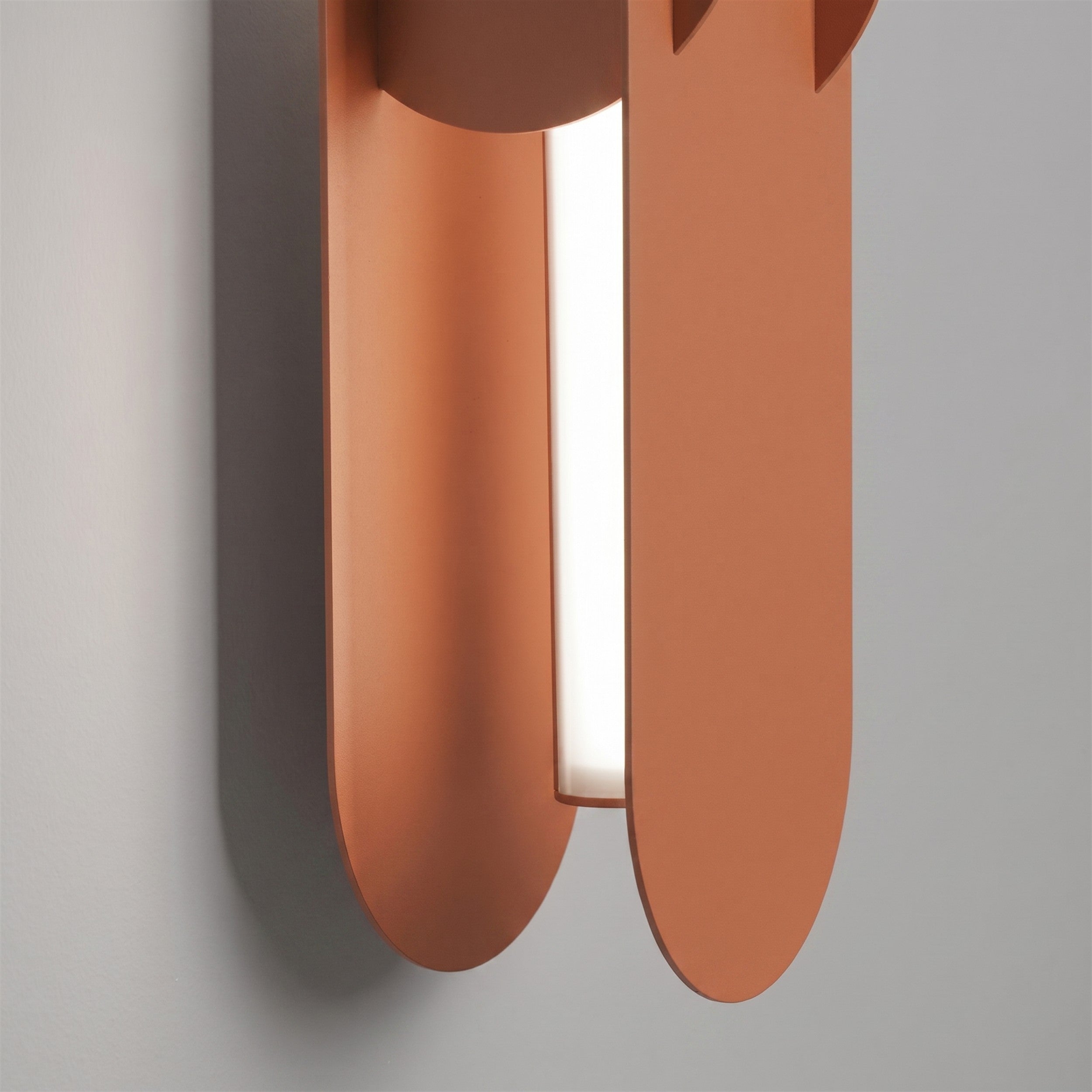 Kinkiet Chain 91 cm LED ochra czerwona