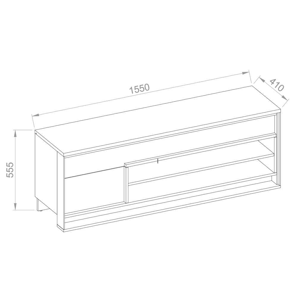 Szafka RTV Quant 155 cm