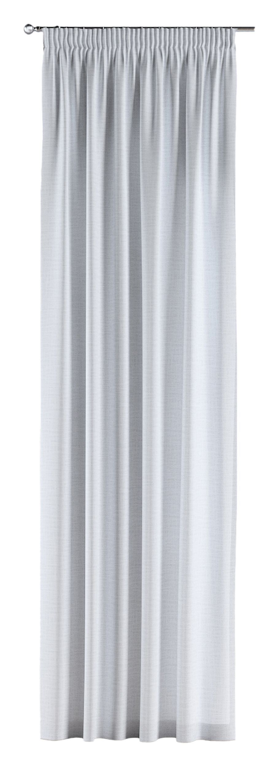 Zasłona na taśmie marszczącej Harmony 140x270 cm biała
