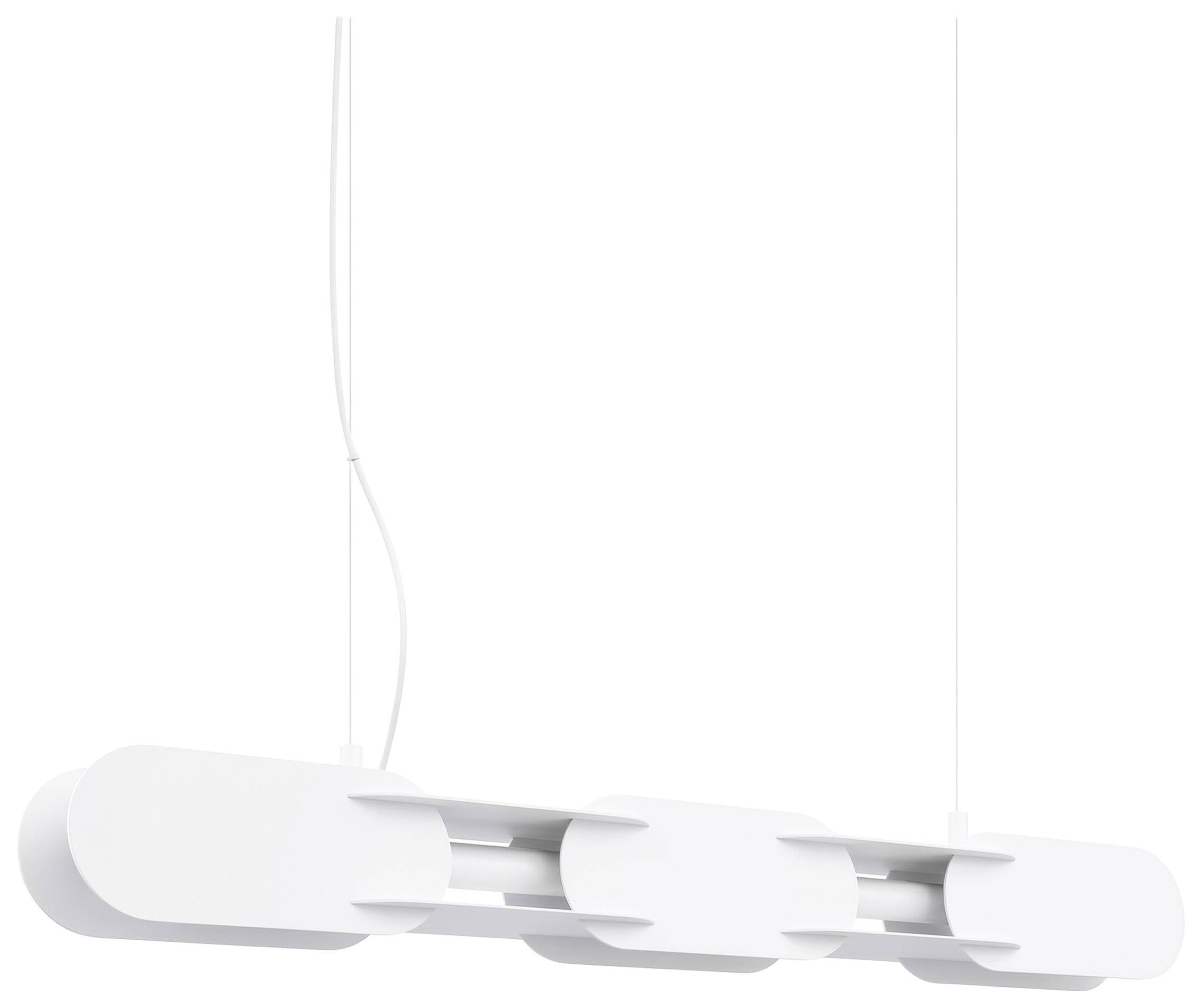 Lampa wisząca Chain 91 cm LED biała