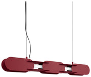 Lampa wisząca Chain 91 cm LED burgund