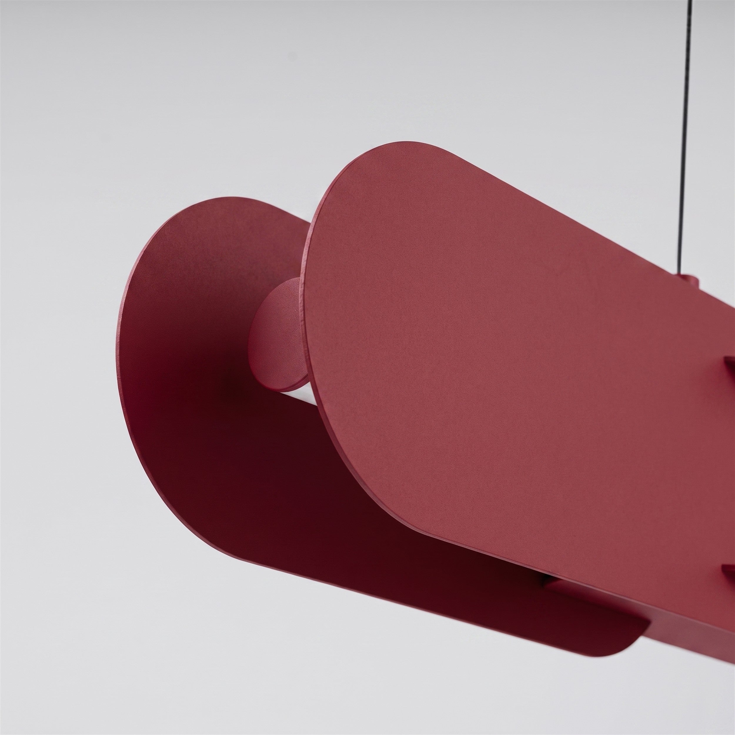 Lampa wisząca Chain 91 cm LED burgund
