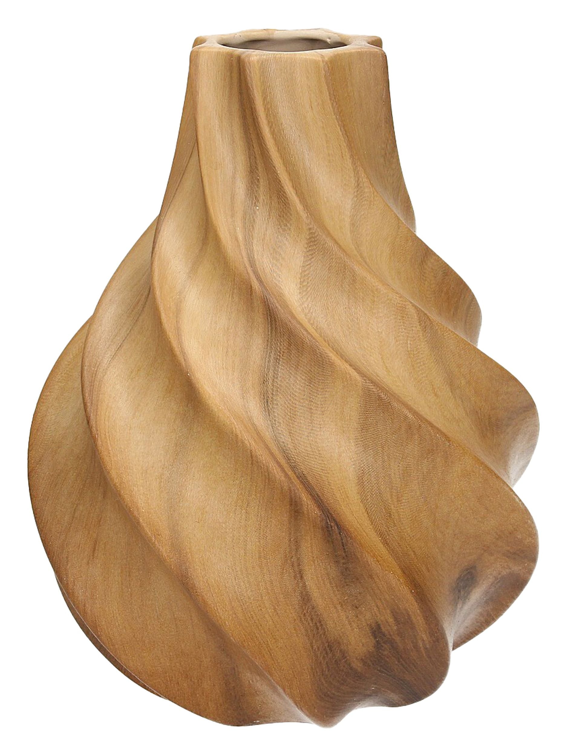 Wazon Wilhelmy 22x17 cm brązowy
