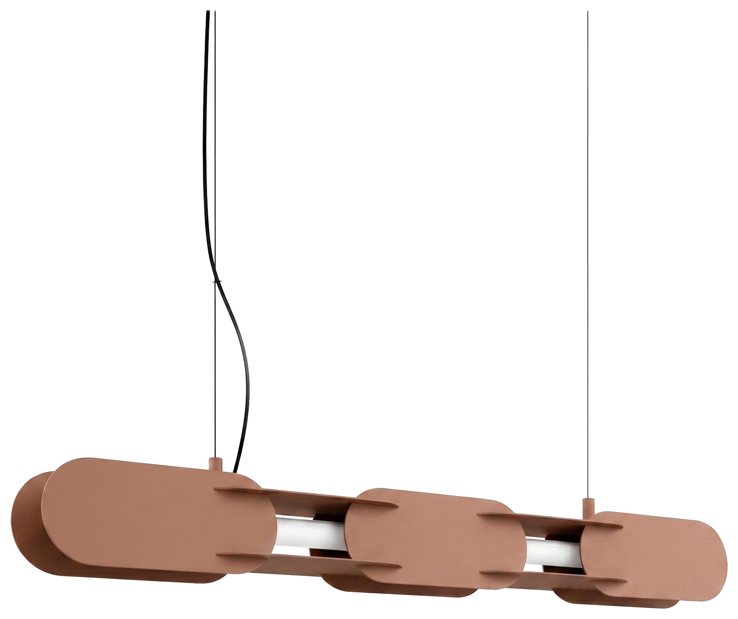 Lampa wisząca Chain 91 cm LED mocca