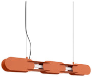 Lampa wisząca Chain 91 cm LED ochra czerwona