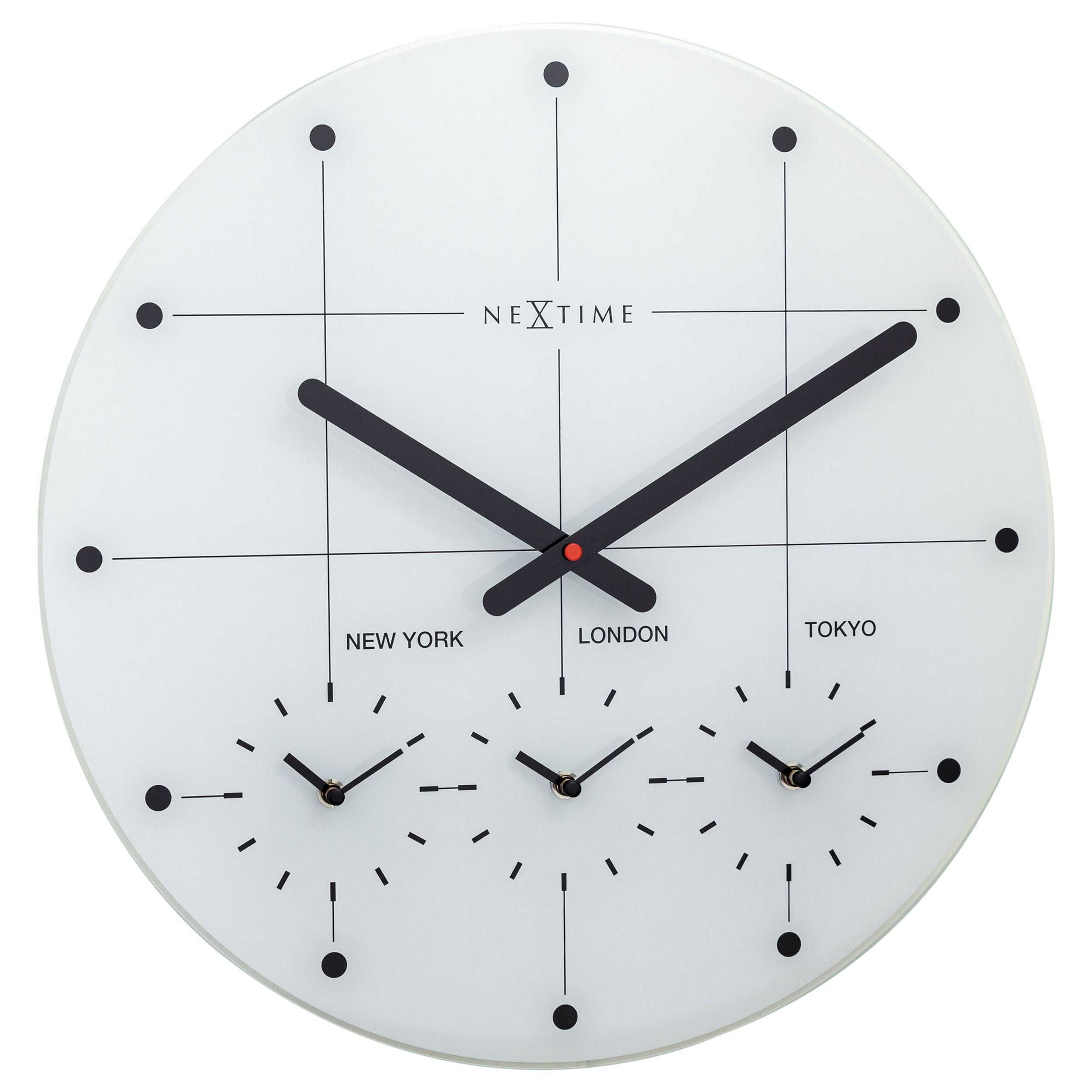Zegar ścienny Big City 43 cm biały