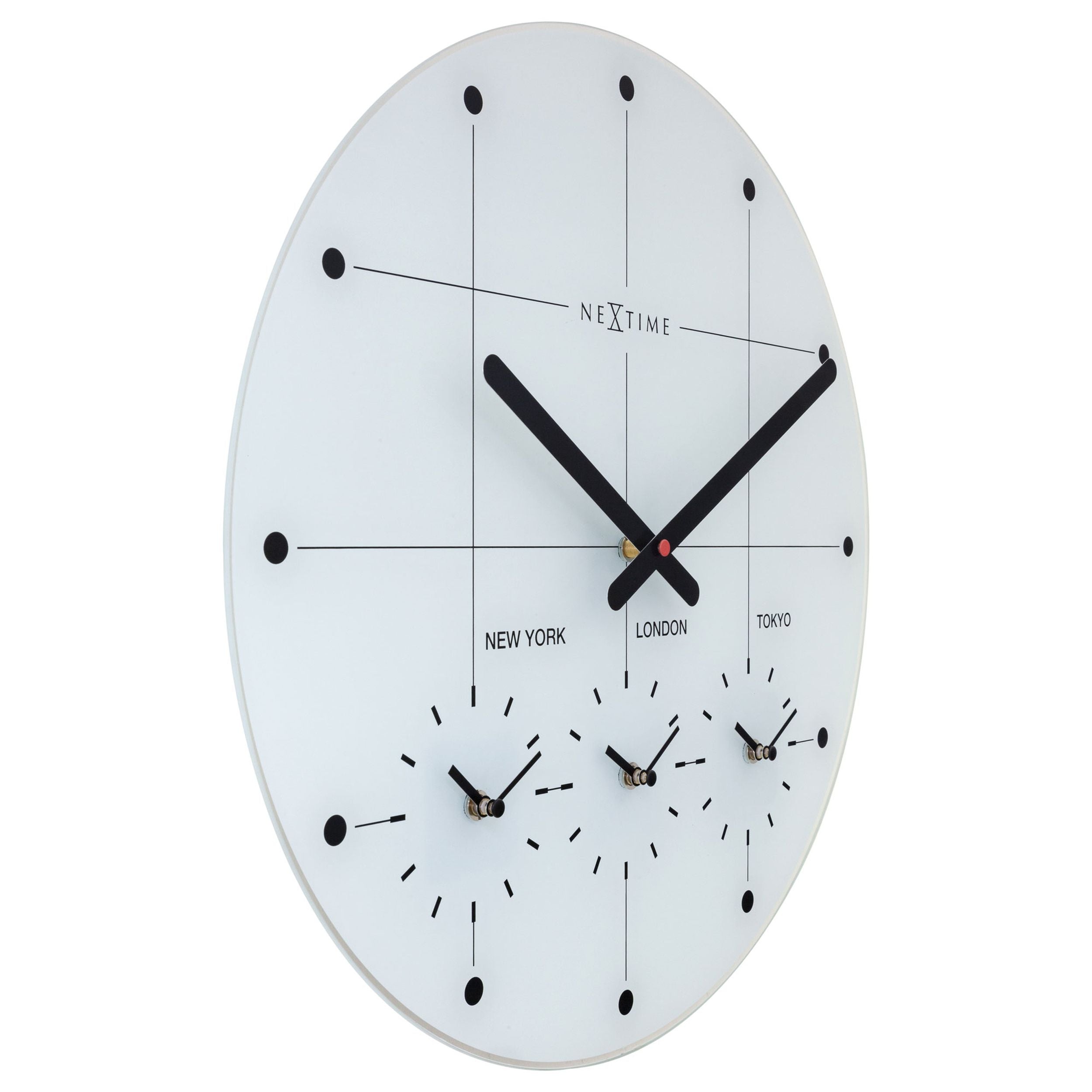 Zegar ścienny Big City 43 cm biały