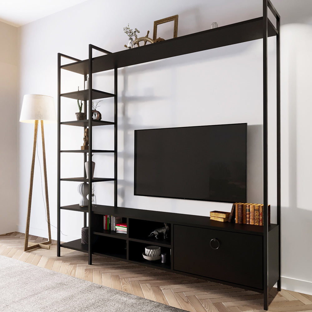 Komoda RTV Motal 180 cm czarna