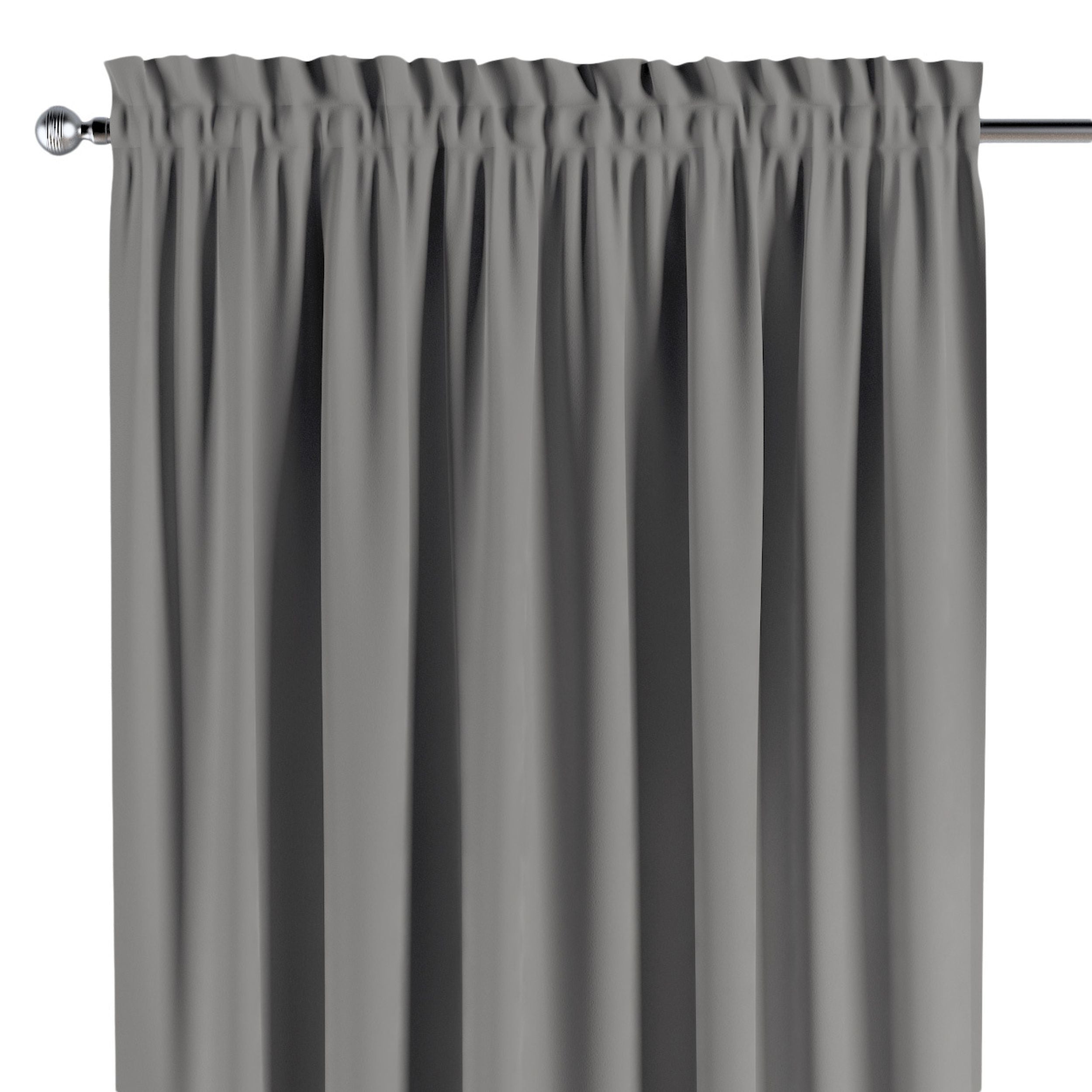 Zasłona na kanale Crema 250x140 cm szara