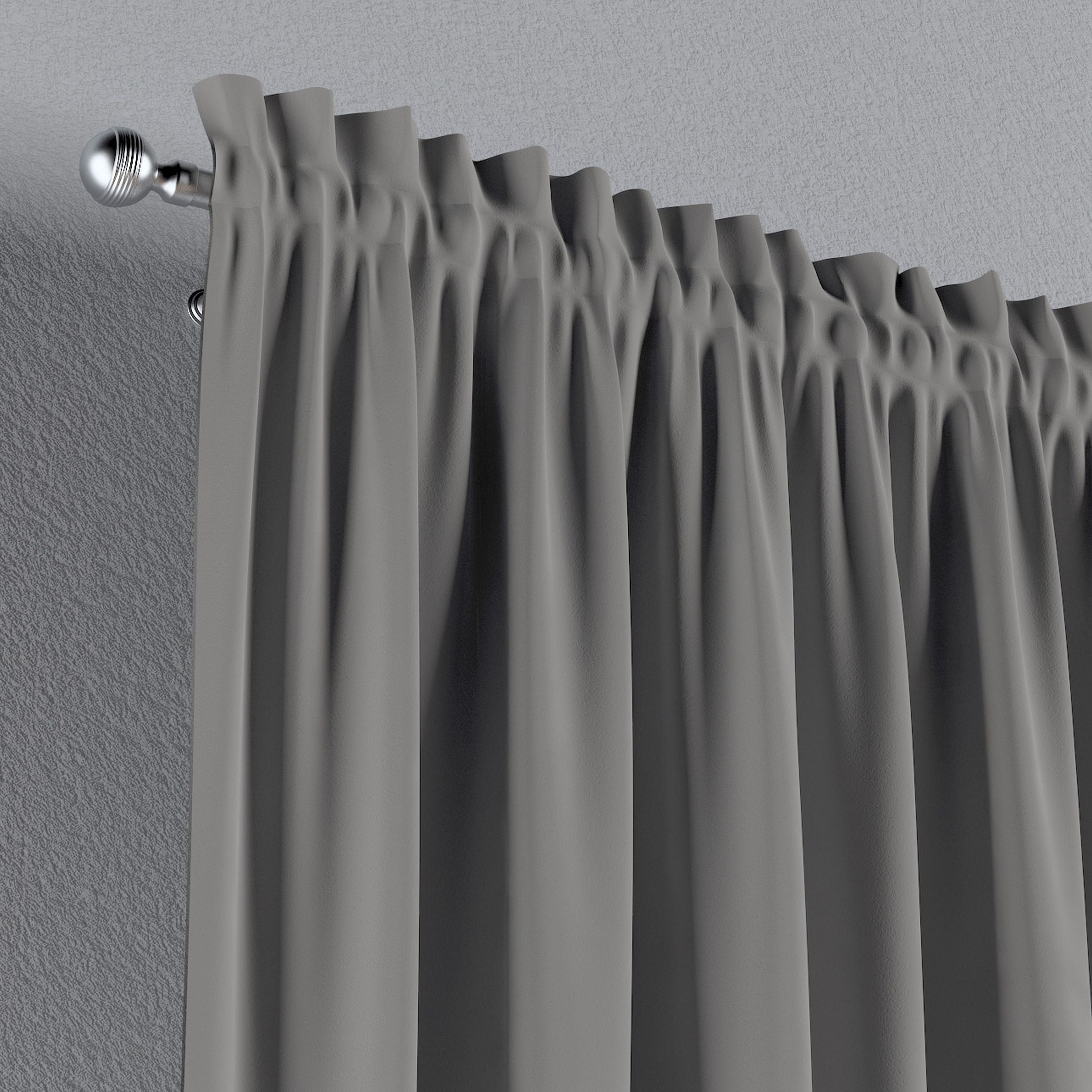 Zasłona na kanale Crema 250x140 cm szara