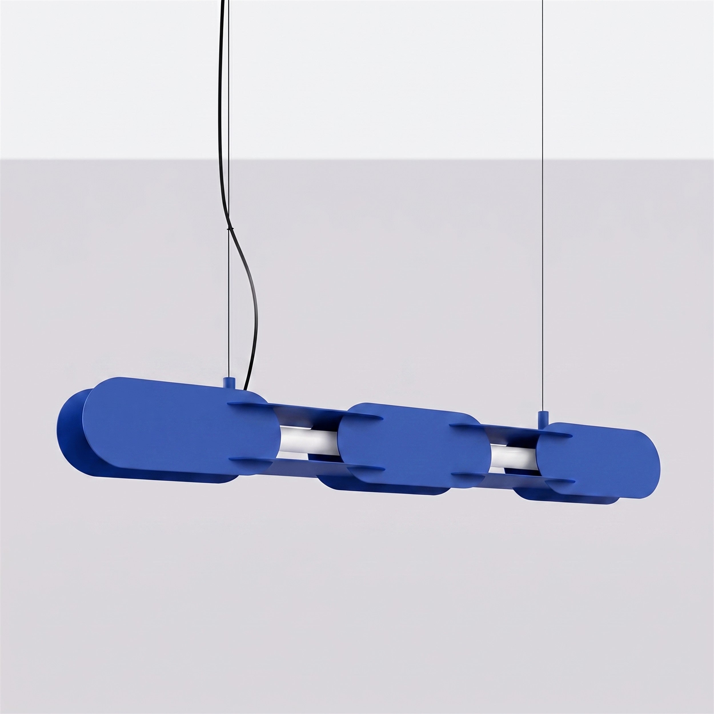 Lampa wisząca Chain 91 cm LED ultramaryna