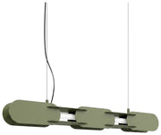 Lampa wisząca Chain 91 cm LED zielona oliwka