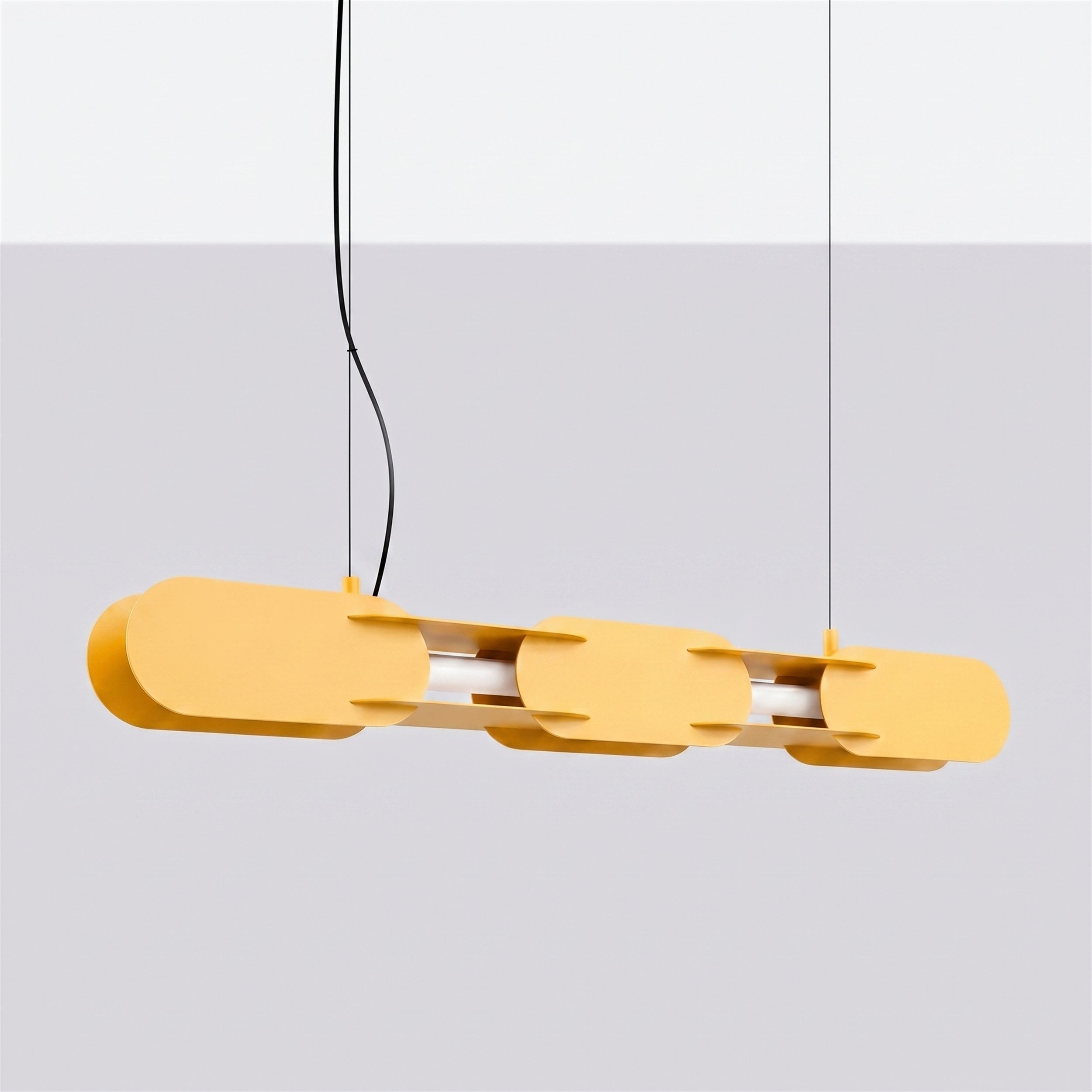 Lampa wisząca Chain 91 cm LED żółta