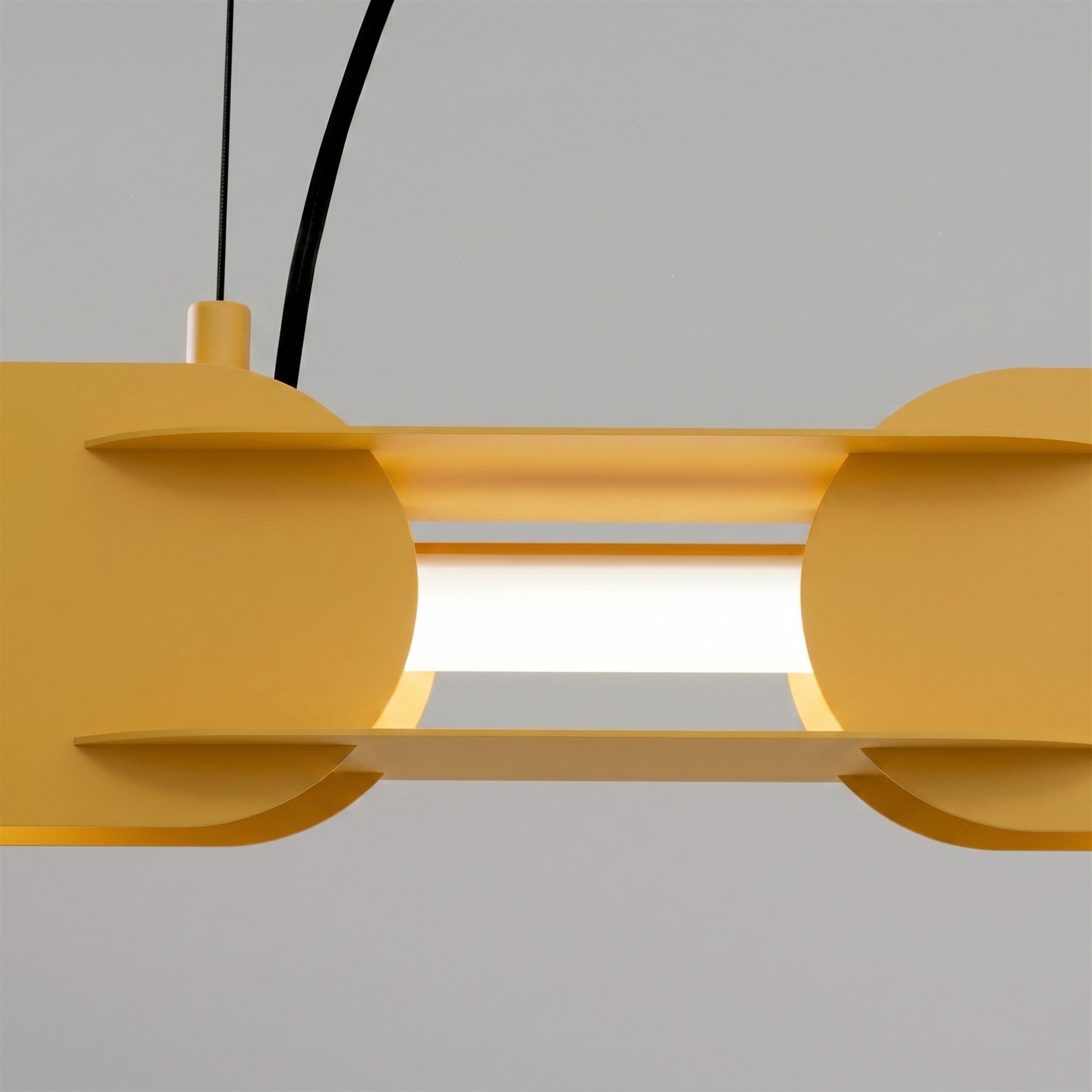 Lampa wisząca Chain 91 cm LED żółta