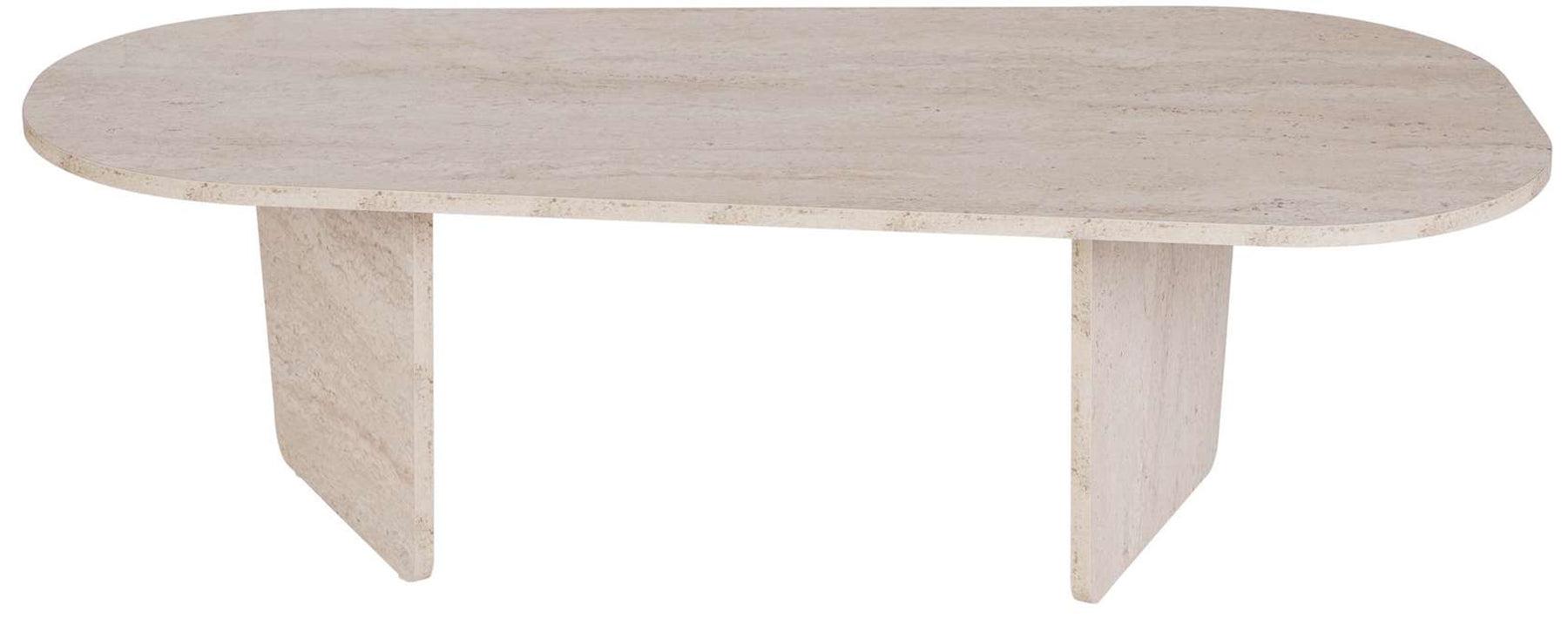 Stolik kawowy Vellu 130x65 cm trawertyn